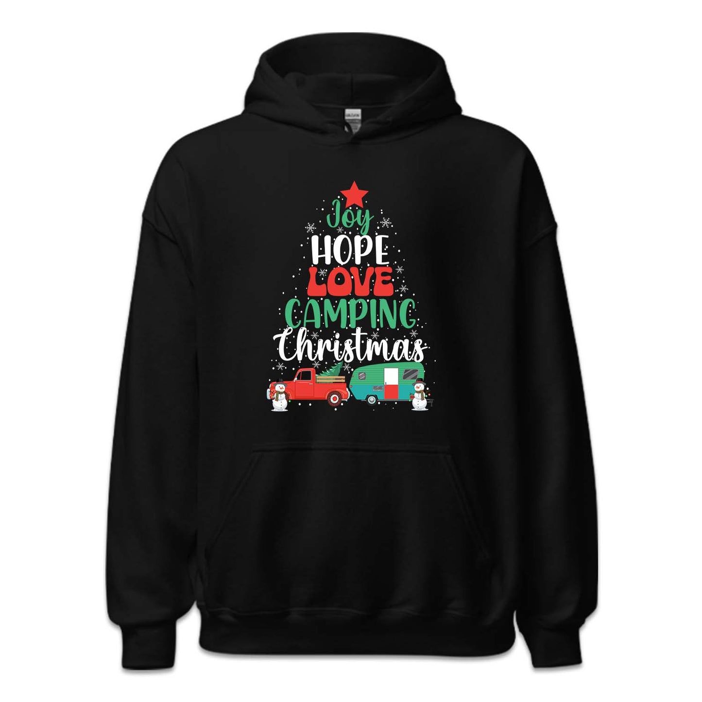 Joy Hope Love Camping Christmas Festive Xmas Camper | PRODUCT CODE: JYHPELVCMPG