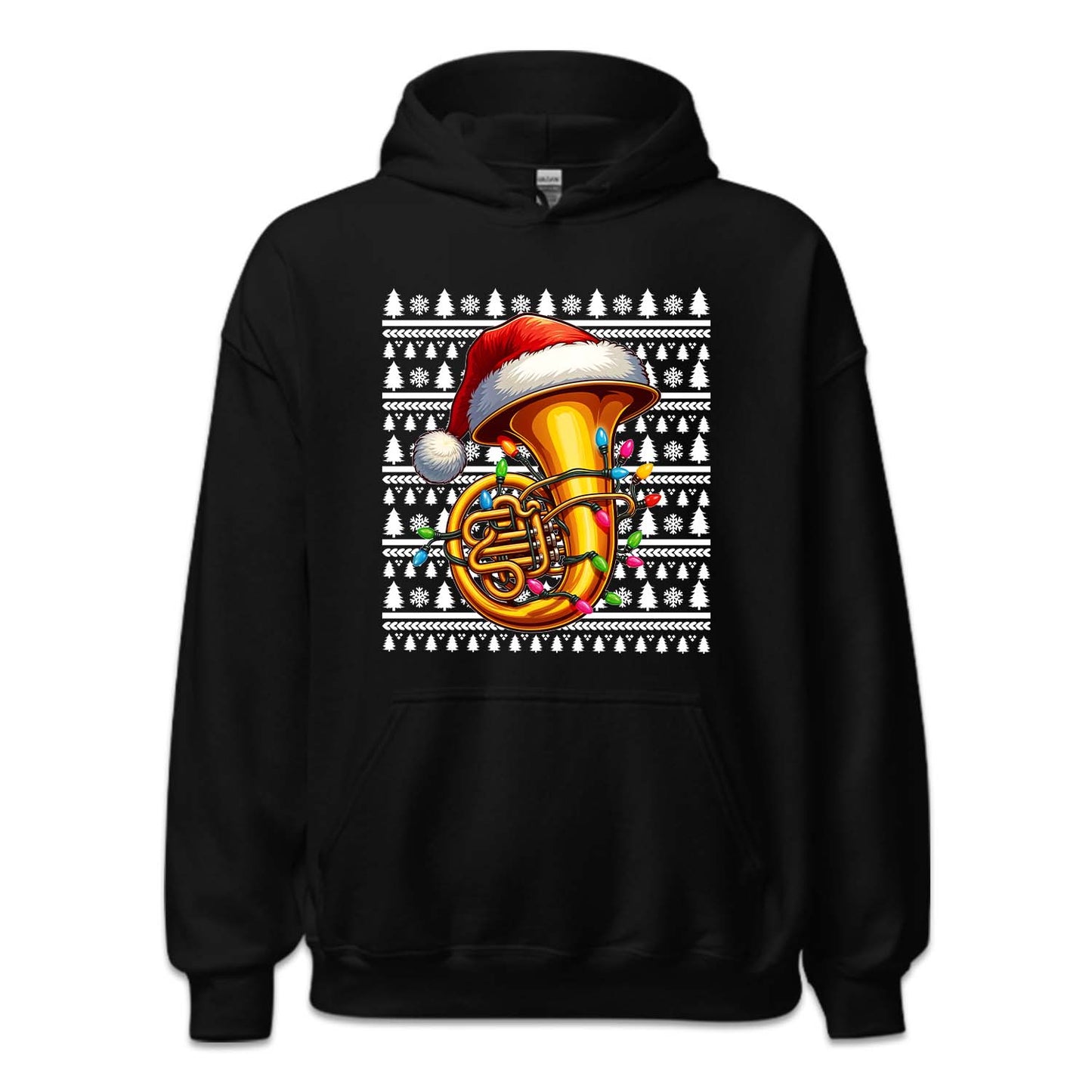 Festive Tuba Christmas Musical Holiday Cheerful Xmas Tuba Musician | PRODUCT CODE: FTCBIUCHRML