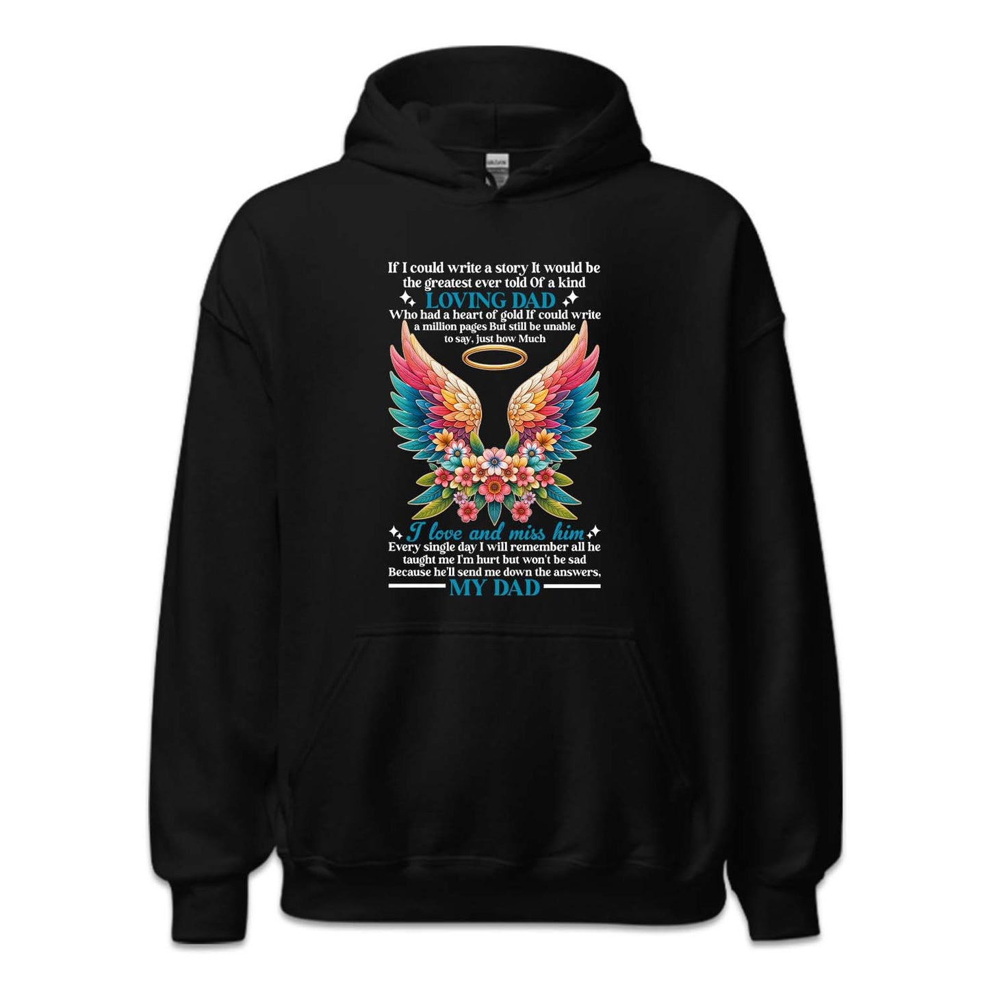 Loving Dad Angel In Heaven Daddy Remembrance Memorial Sentimental Keepsake | PRODUCT CODE: LVNGLWNSHA