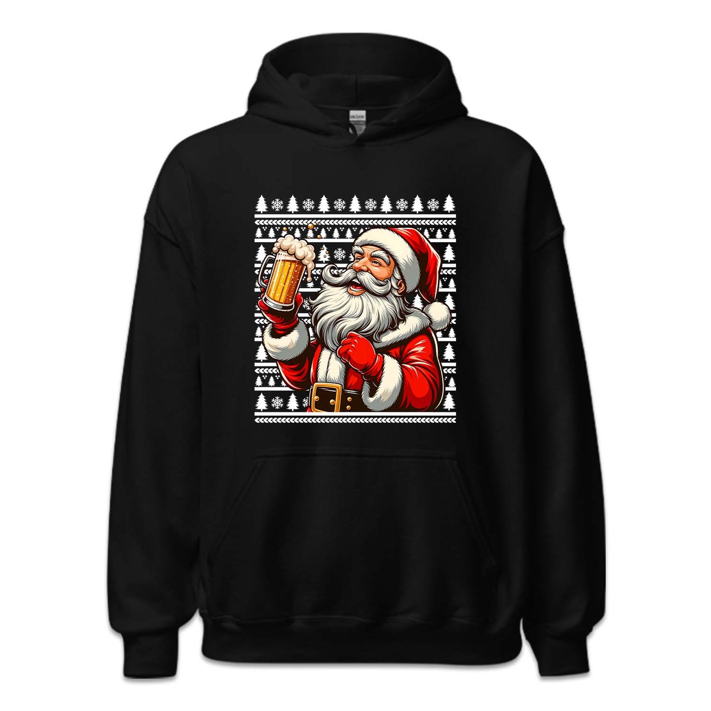 Santa Claus Holding Beer Christmas Drunk Santa Xmas Party | PRODUCT CODE: SNTCHLDBRE