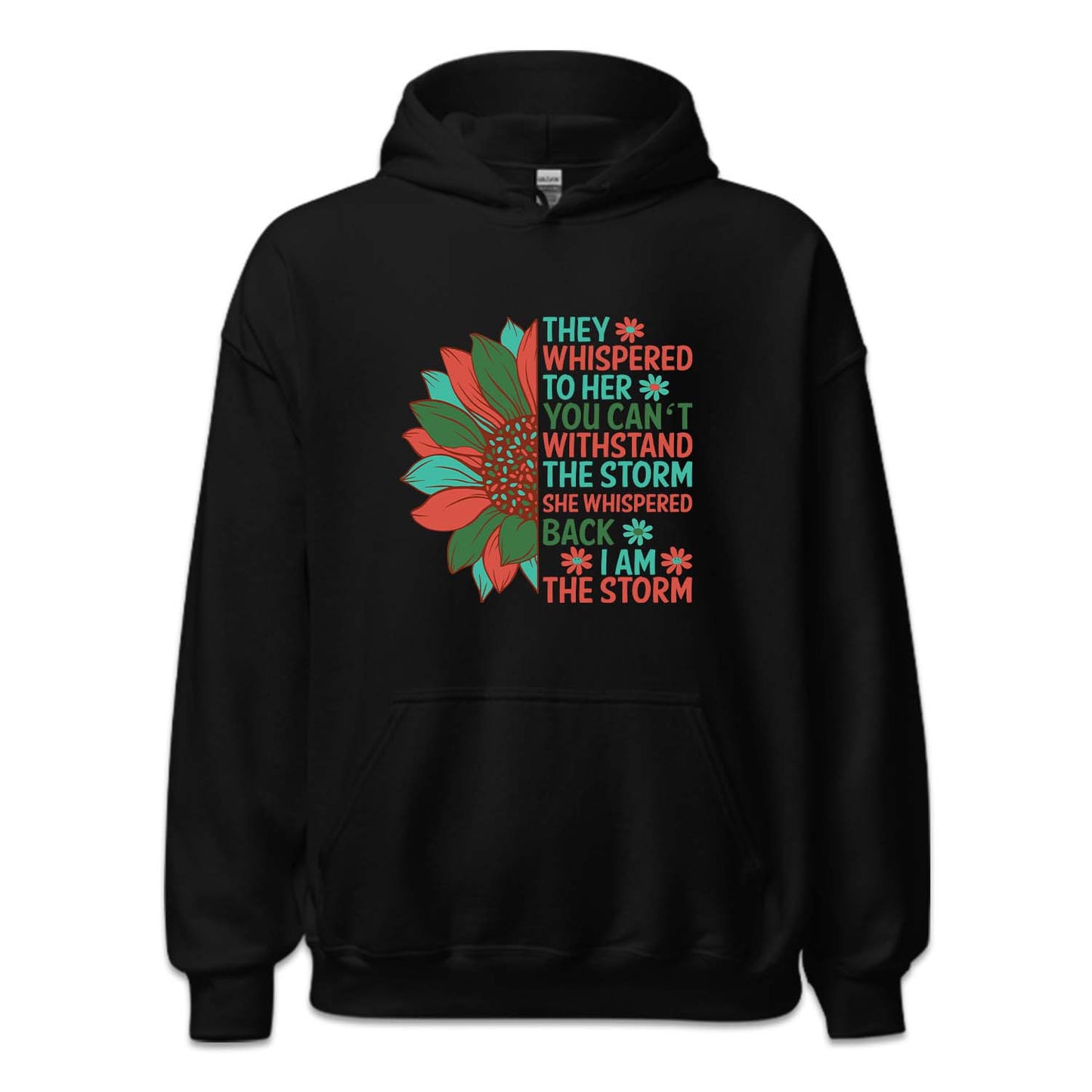 Strong Woman Empowerment Sunflower Positive Quote | PRODUCT CODE: STRNGWMPRF