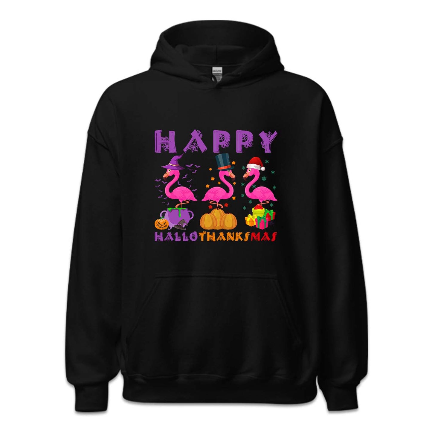 Flamingo Happy HalloThanksMas | PRODUCT CODE: HPLTKCFLMG