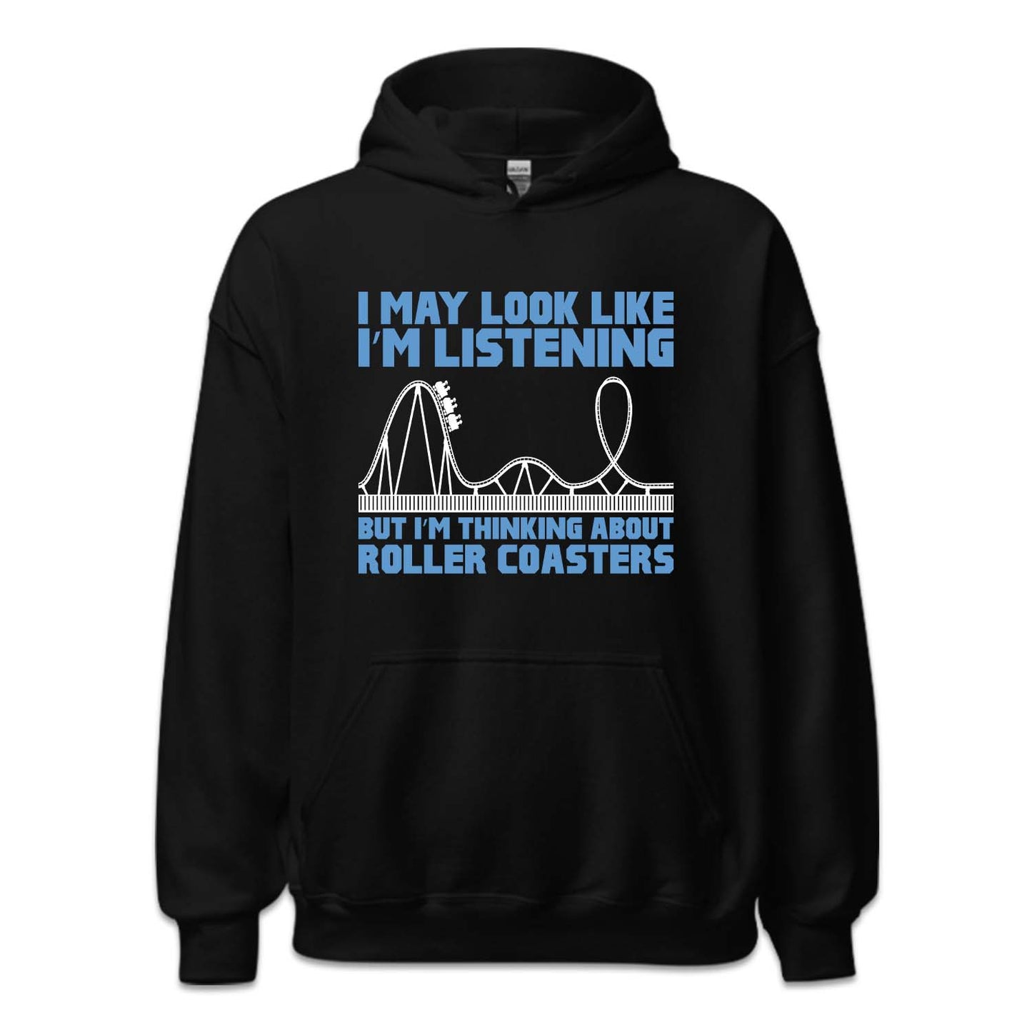 Roller Coasters I'm Thinking About Coasters Funny Quote | PRODUCT CODE: RLMTHKNGABT