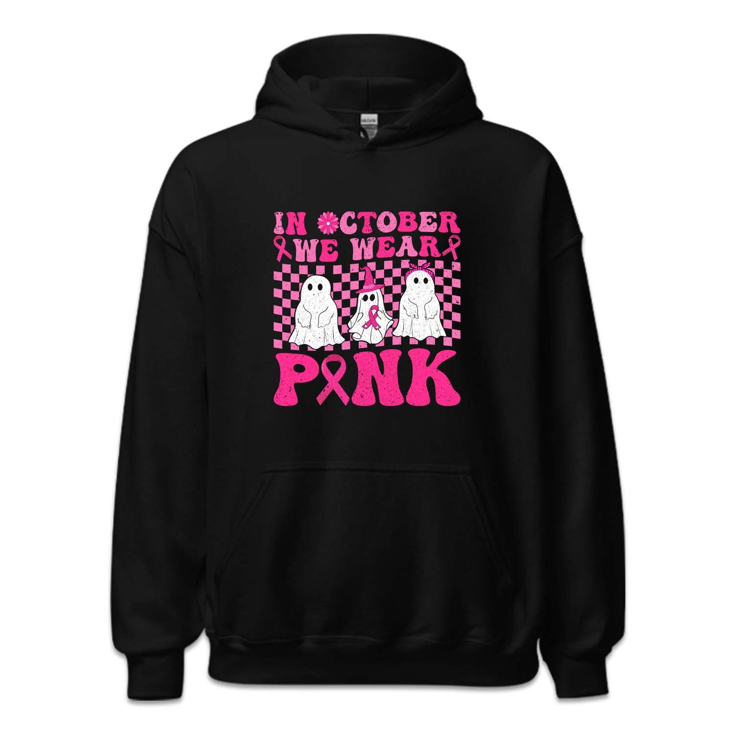 In October We Wear Pink Halloween Breast Cancer Awareness | PRODUCT CODE: NOCTBRHALBA