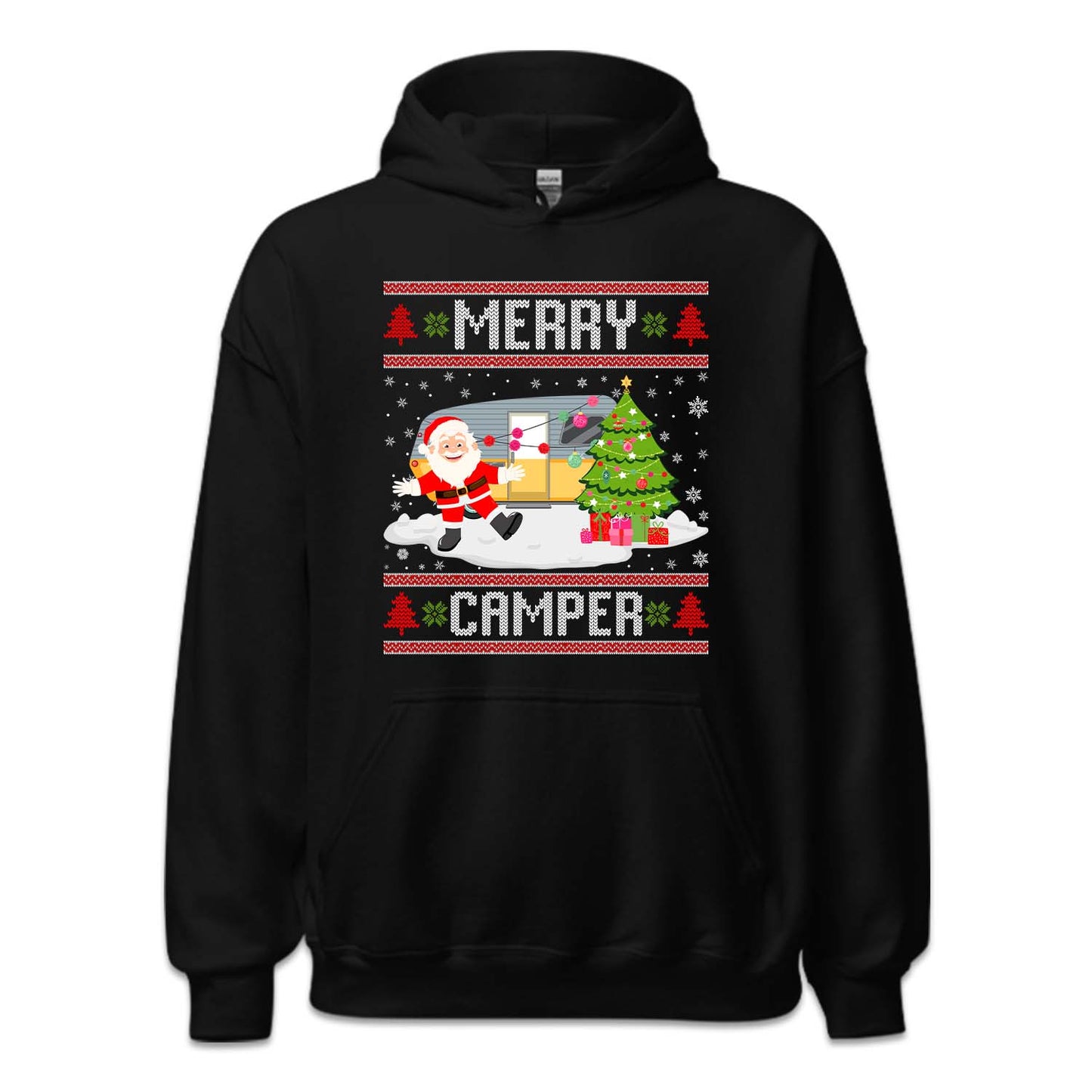 Merry Camper Christmas Holiday RV Santa Camping Xmas | PRODUCT CODE: MYRCHPREMS