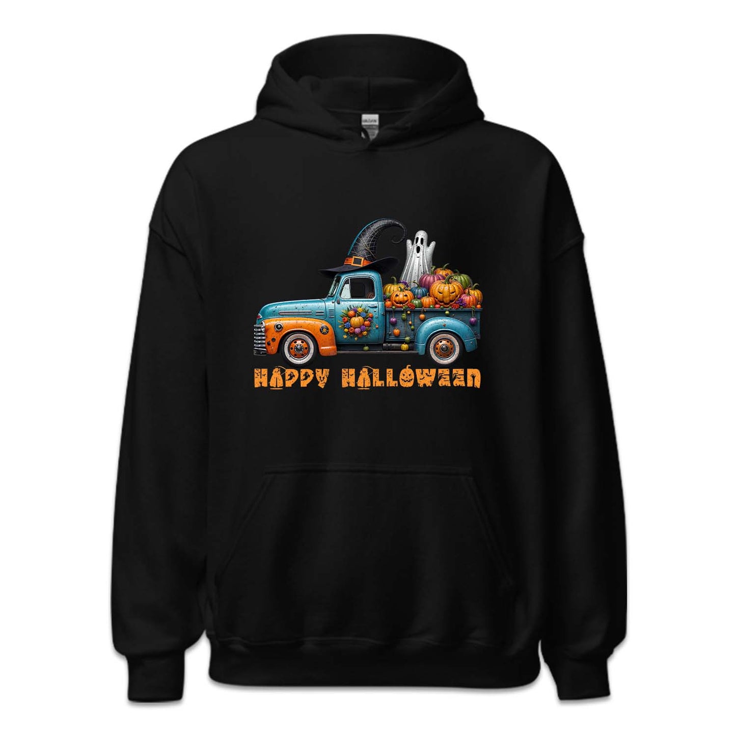 Halloween Pickup Truck Boo Ghost Pumpkins | PRODUCT CODE: HLPCKPUCK