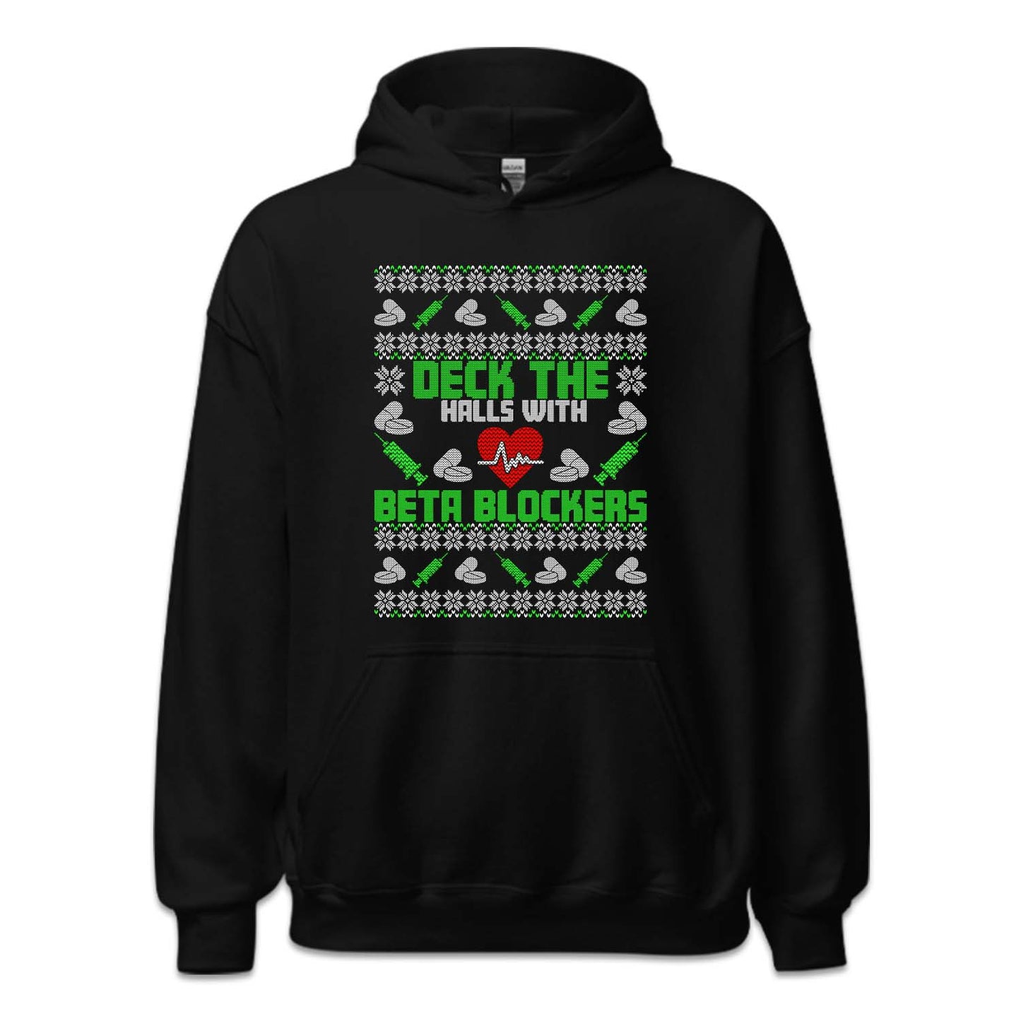 Deck the Halls with Beta Blockers Christmas Medical Xmas | PRODUCT CODE: DKCHLABTKSC