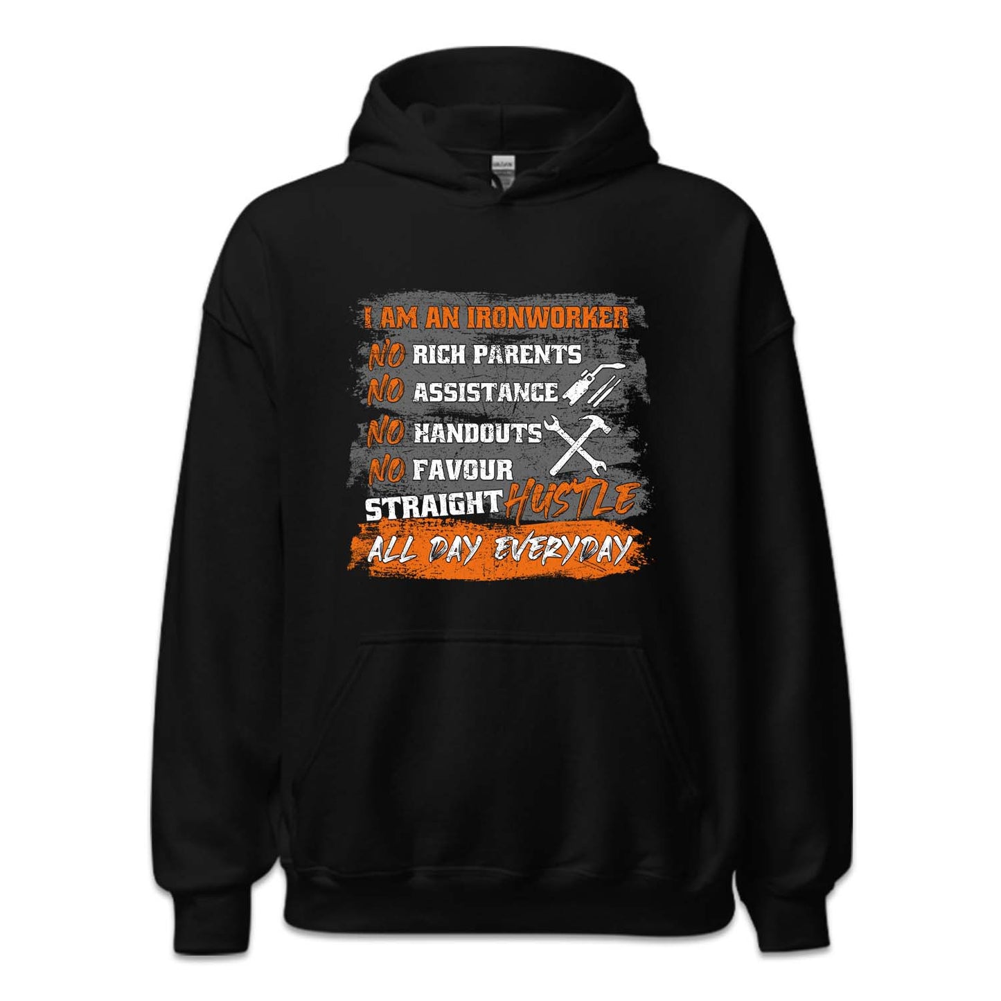 Ironworker Hustle No Handouts Hardworking Labor Day | PRODUCT CODE: NRCHPTNHSL