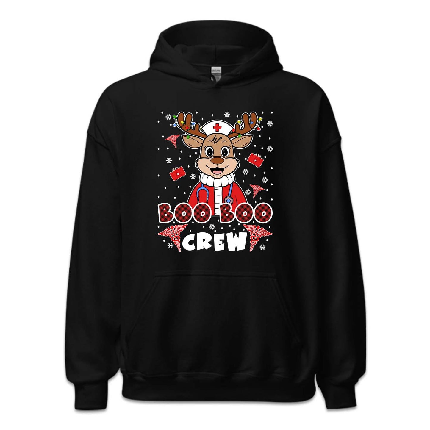 Boo Boo Crew Christmas Reindeer Nurse Xmas Festive Medical | PRODUCT CODE: BCRWENDNUSC