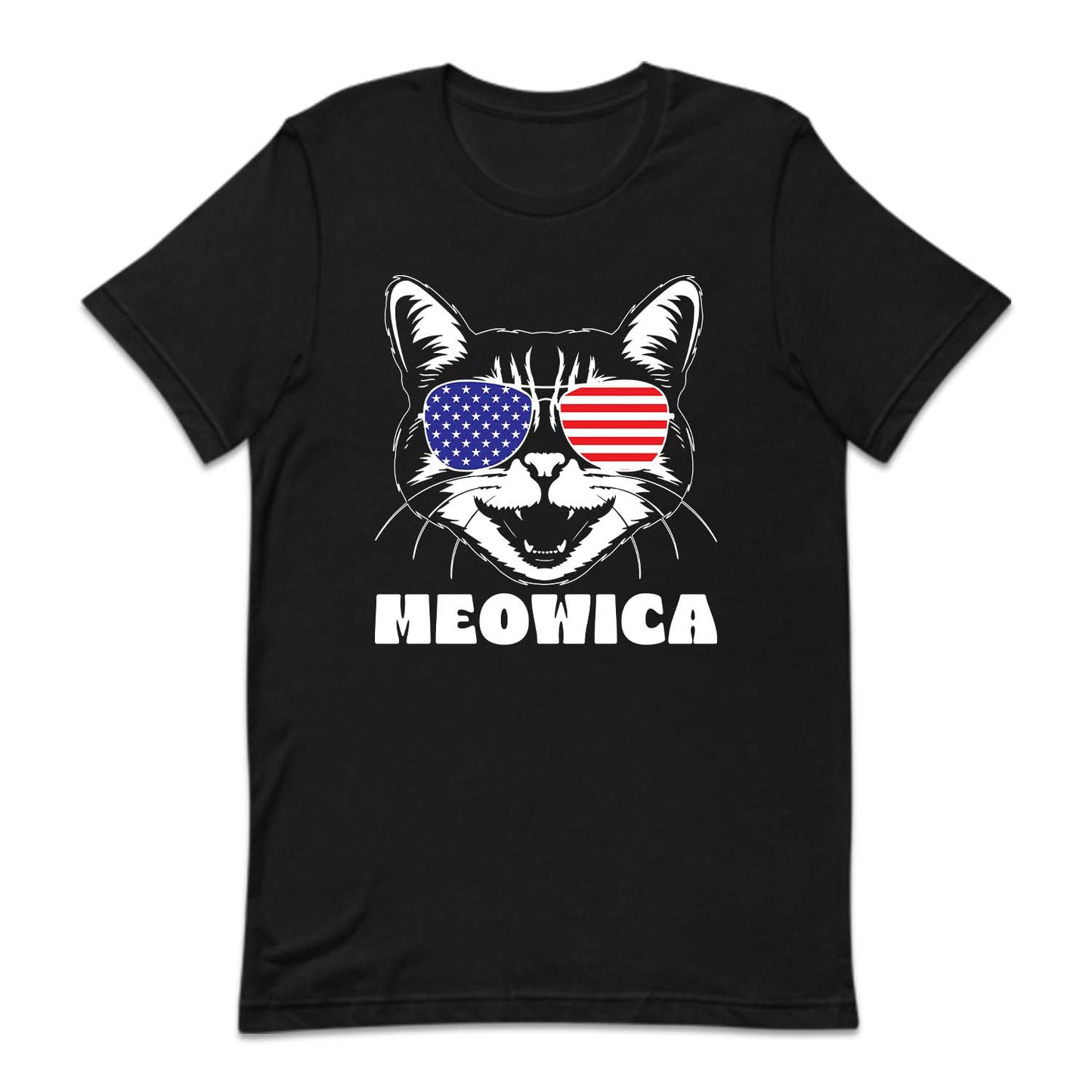 Meowica Patriotic Cat 4th of July | PRODUCT CODE: MWCPOTRCA