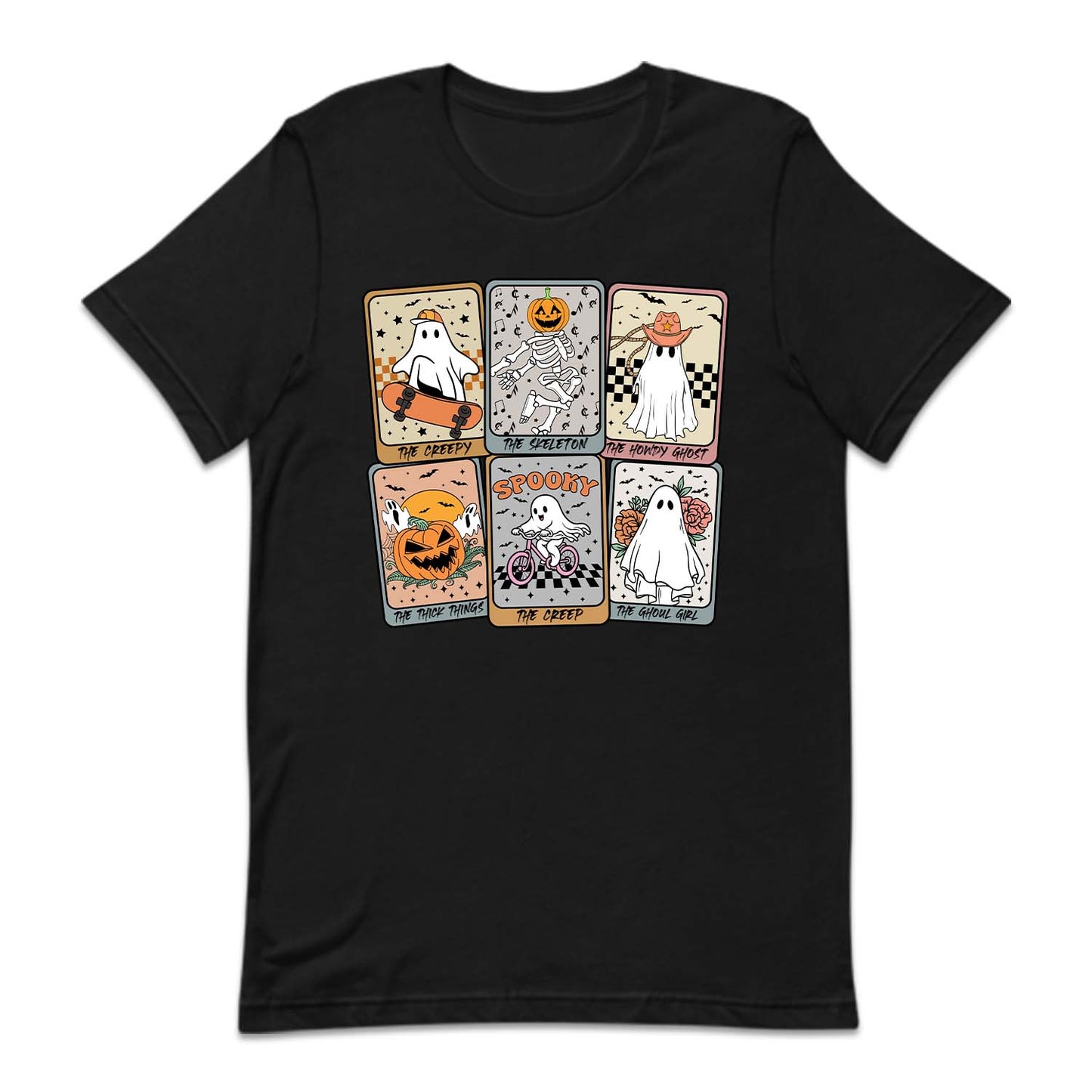 Retro Halloween Ghost Tarot Cards Spooky Ghostly Season | PRODUCT CODE: HLWGSOTHR