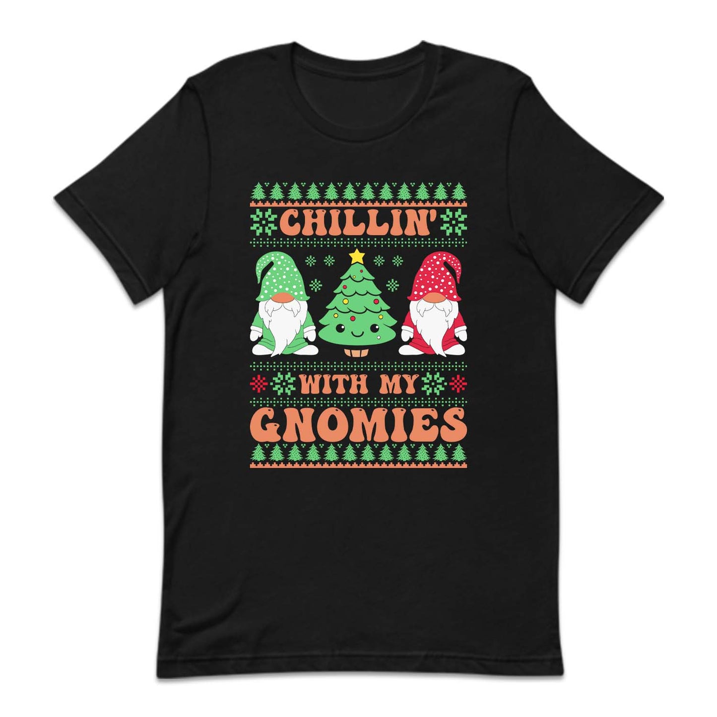Chillin With My Gnomies Funny Christmas Cute Xmas Gnome | PRODUCT CODE: CLNWTHYMGN