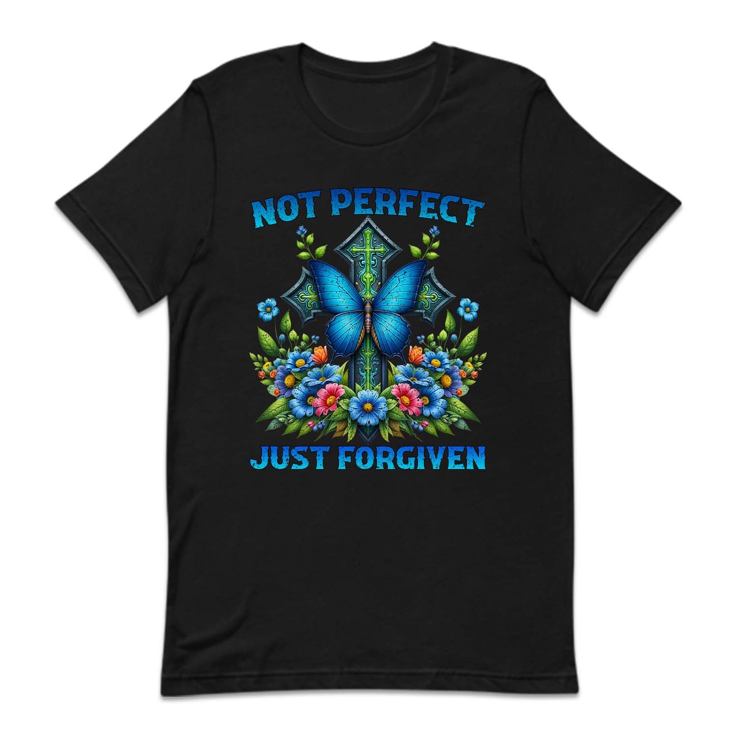 Not Perfect Just Forgiven Christian Cross | PRODUCT CODE: NTPRFJUFRG