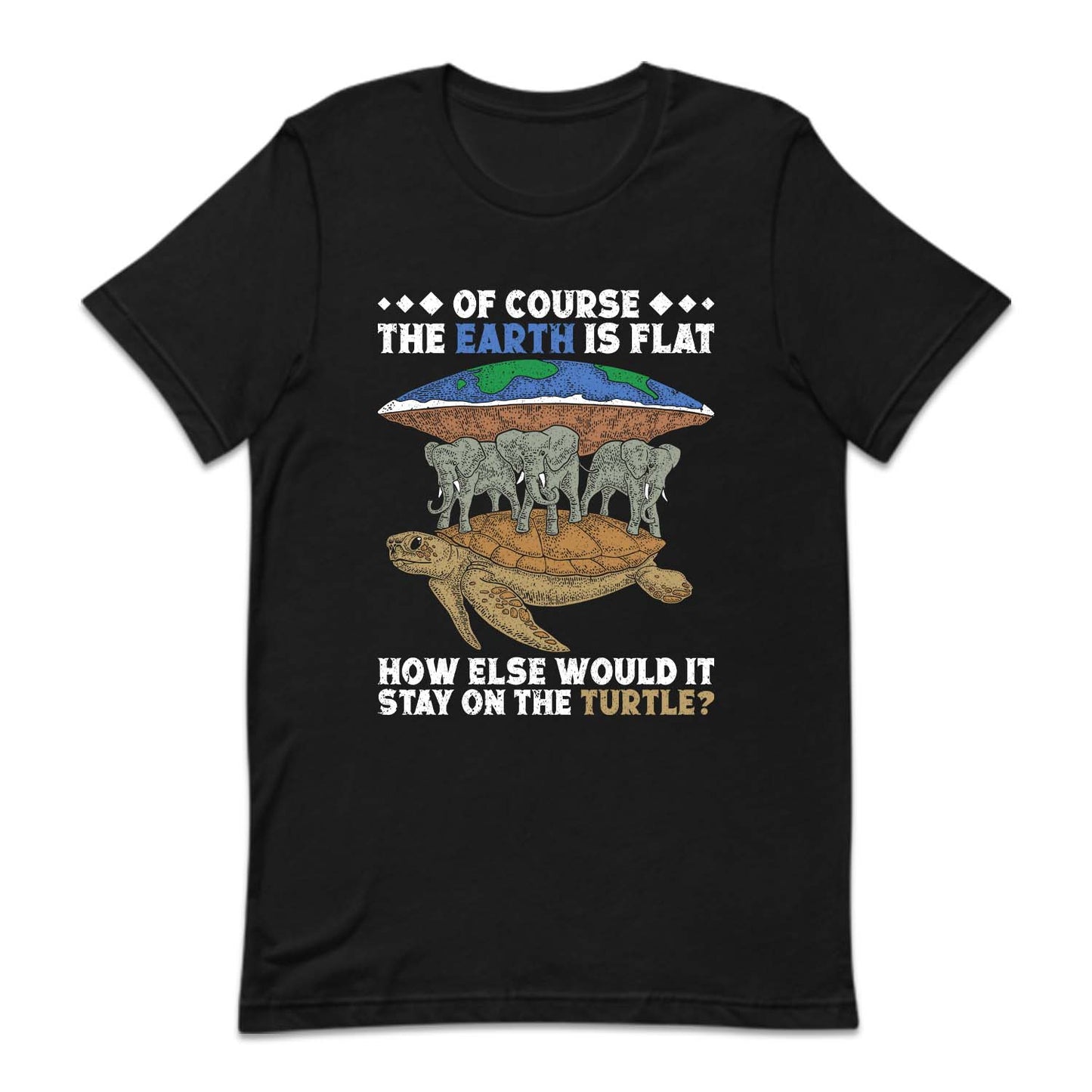 Flat Earth Turtle Conspiracy Theory | PRODUCT CODE: FTERHRLHRO