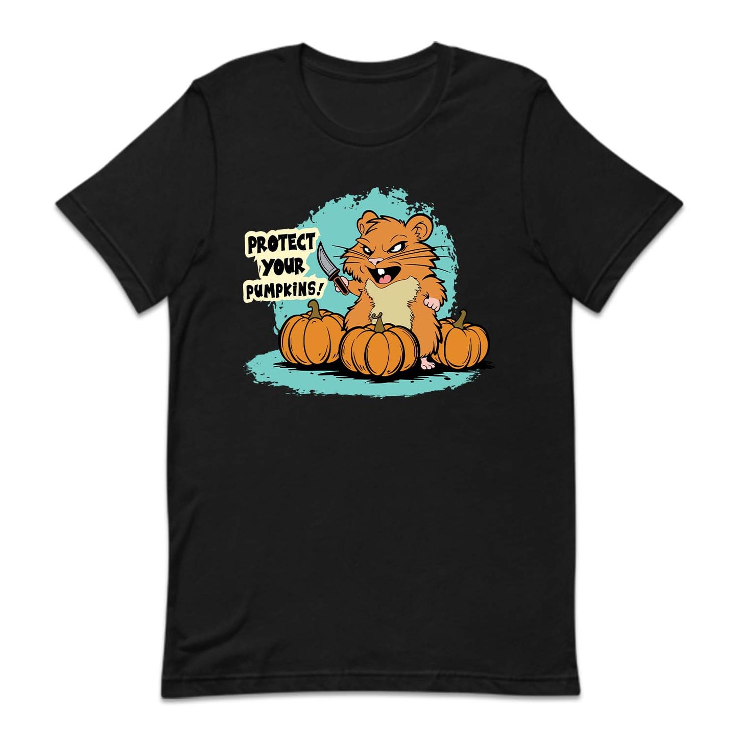 Protect Your Pumpkins Halloween Cute Hamster | PRODUCT CODE: PRTYUMHTS