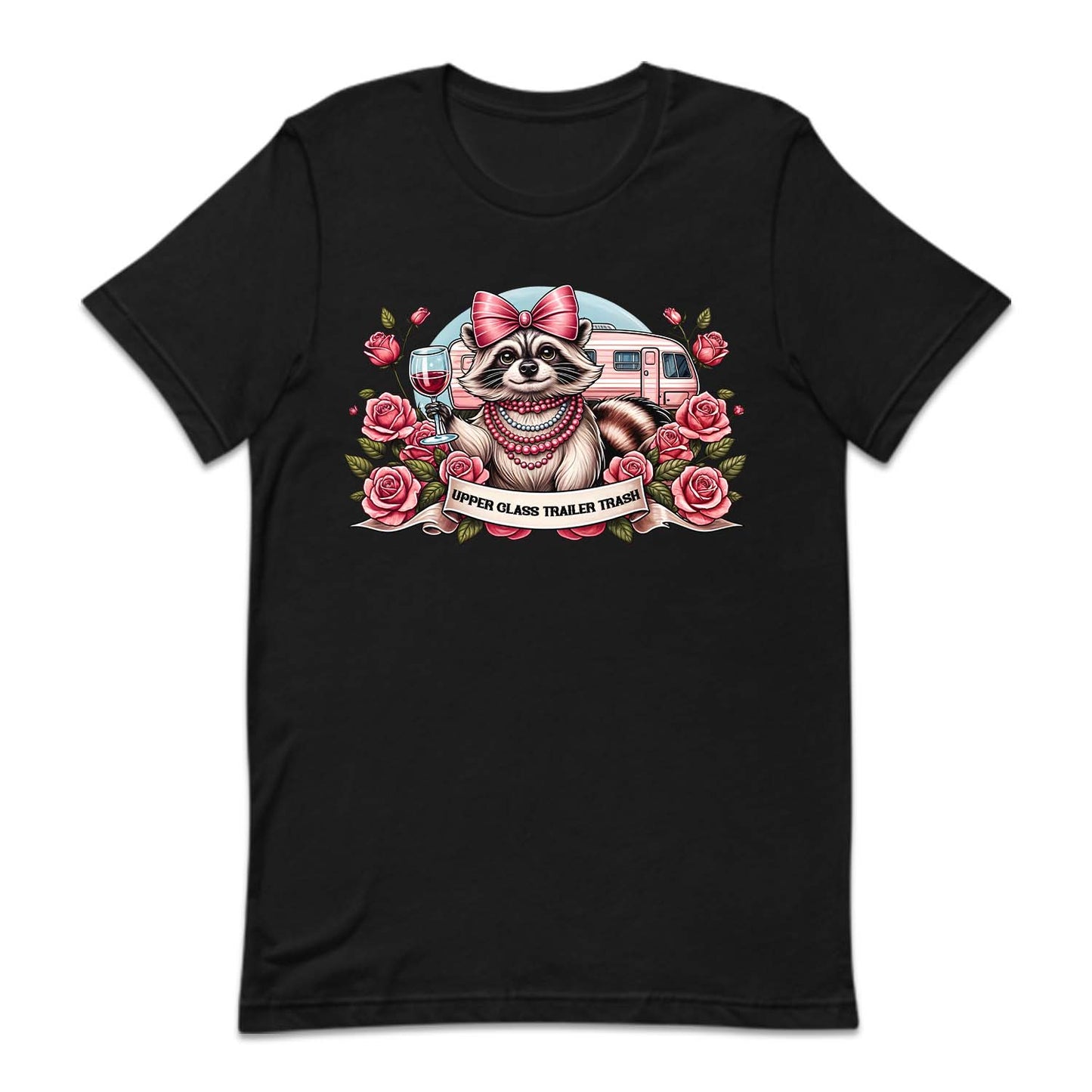 Upper Class Trailer Trash Cute Raccoon | PRODUCT CODE: UPRCLSTRSH