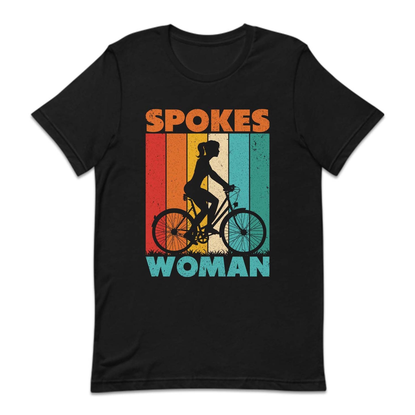 Female Cyclist Spokes Woman Bike Lover | PRODUCT CODE: SPBKCYLEWM