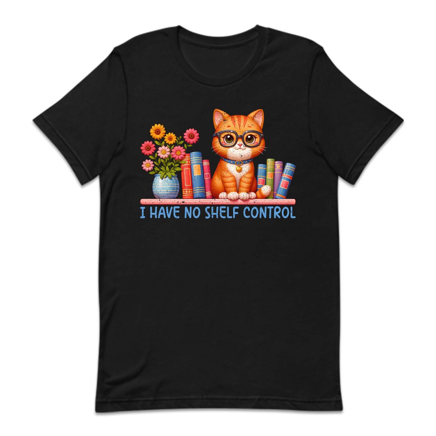 I Have No Shelf Control Cat and Books | PRODUCT CODE: HVNSHLFCN