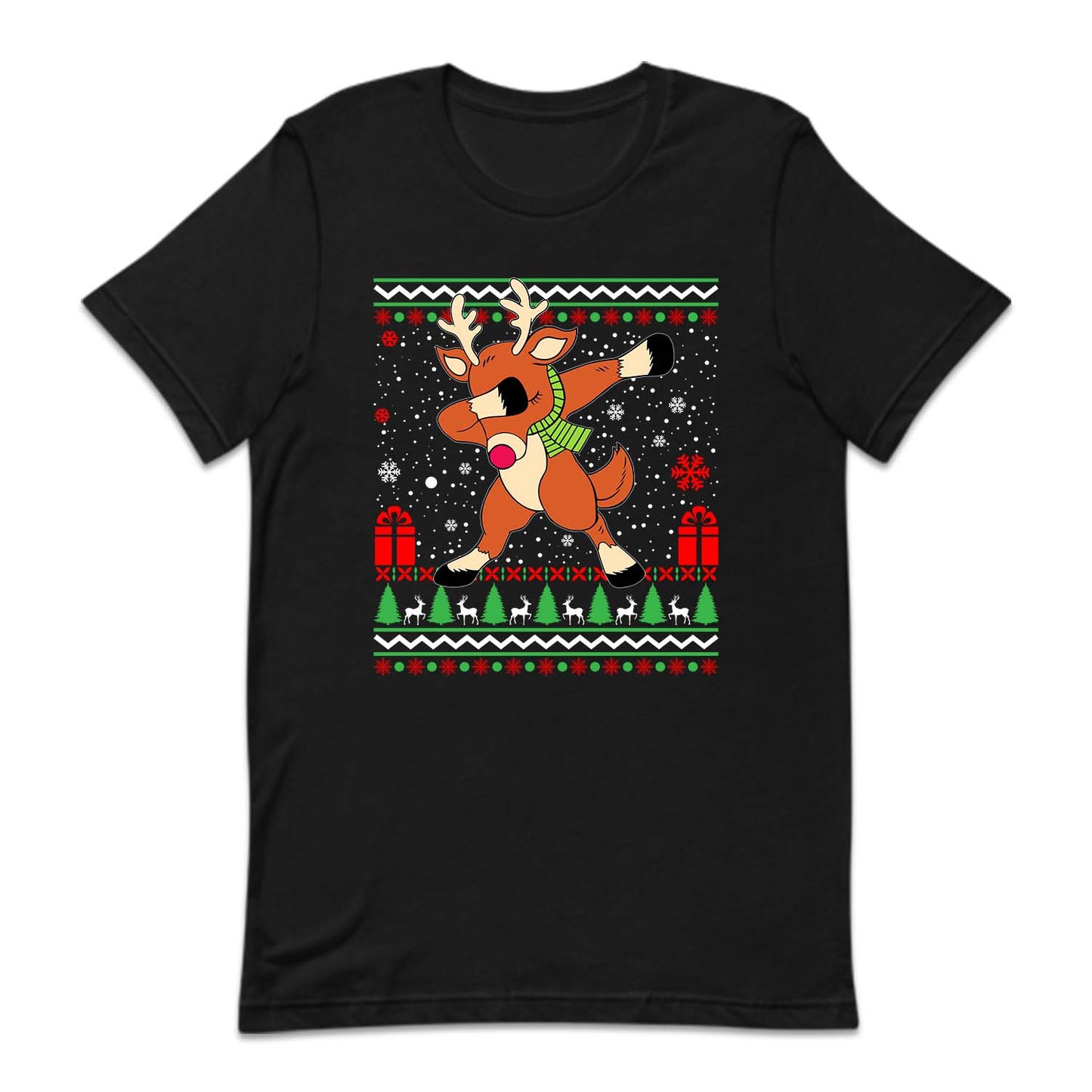 Dabbing Reindeer Christmas Rudolph Dab Dance Xmas | PRODUCT CODE: DBGRNDREFS