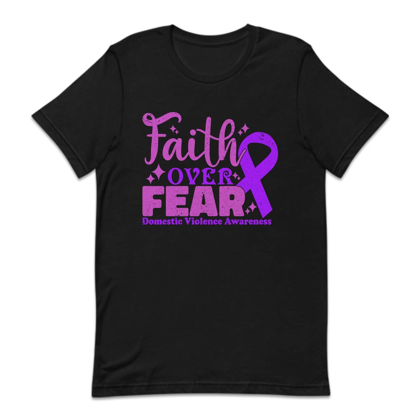 Domestic Violence Awareness DV Warrior Purple Ribbon | PRODUCT CODE: PRLRBNIODM
