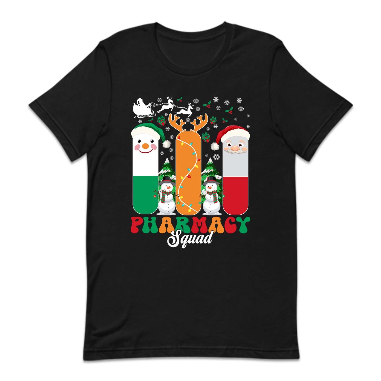 Pharmacy Pills Squad Christmas Pharmacist Xmas | PRODUCT CODE: PHRSQDUCHRM