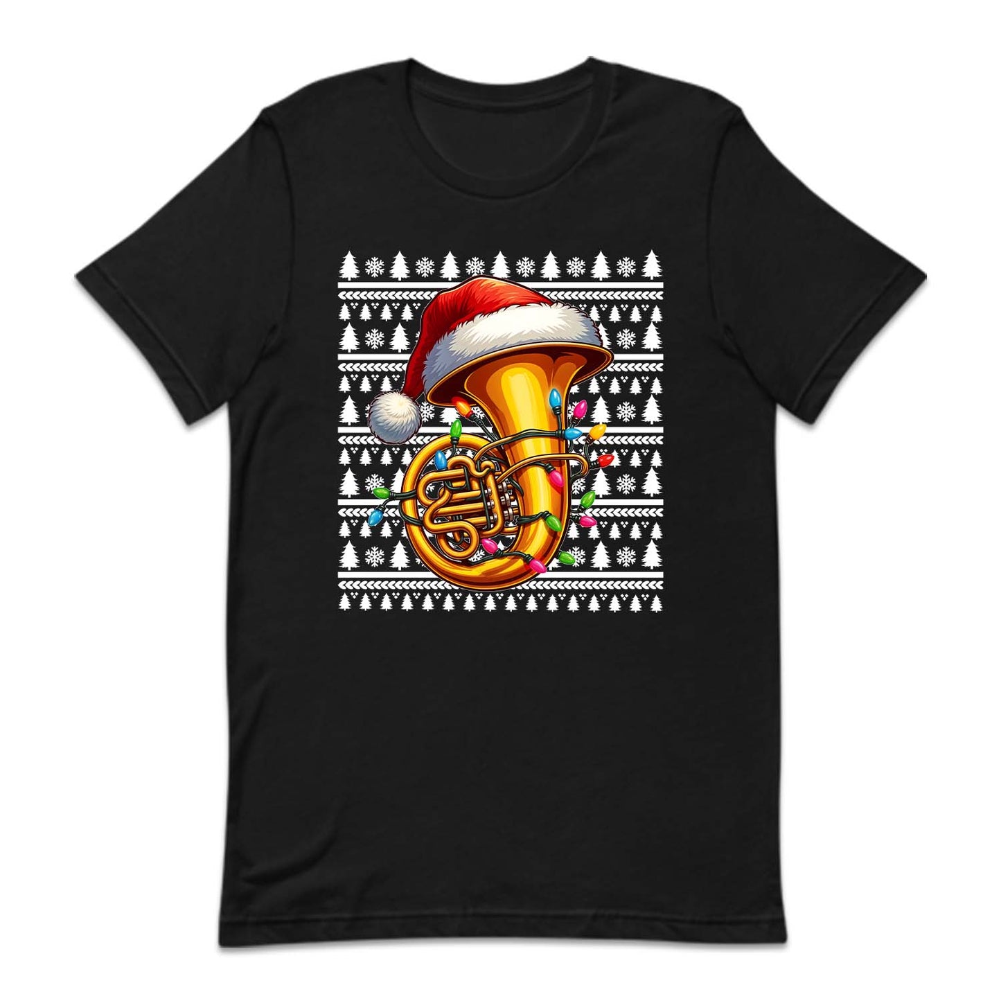 Festive Tuba Christmas Musical Holiday Cheerful Xmas Tuba Musician | PRODUCT CODE: FTCBIUCHRML