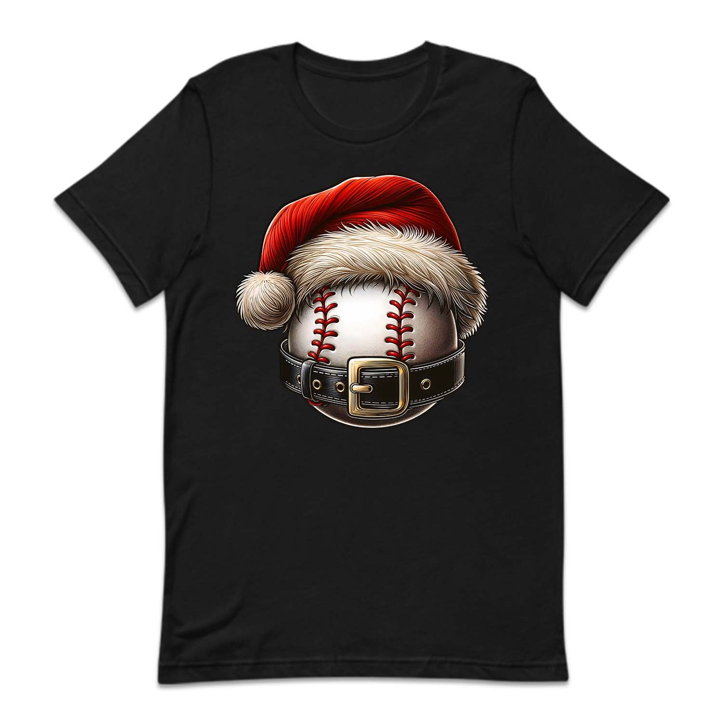 Baseball Christmas Santa Hat & Belt Baseball Xmas Sports | PRODUCT CODE: BSALCHRTANH