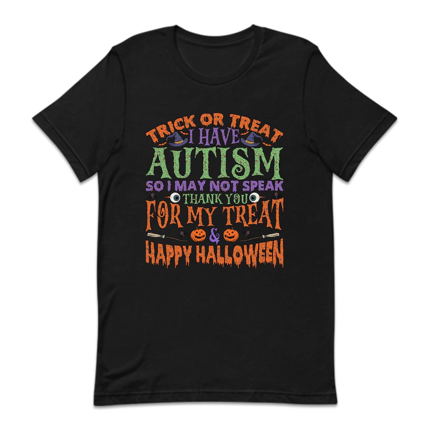 Trick Or Treat Autism Happy Halloween | PRODUCT CODE: TRRCKASMH
