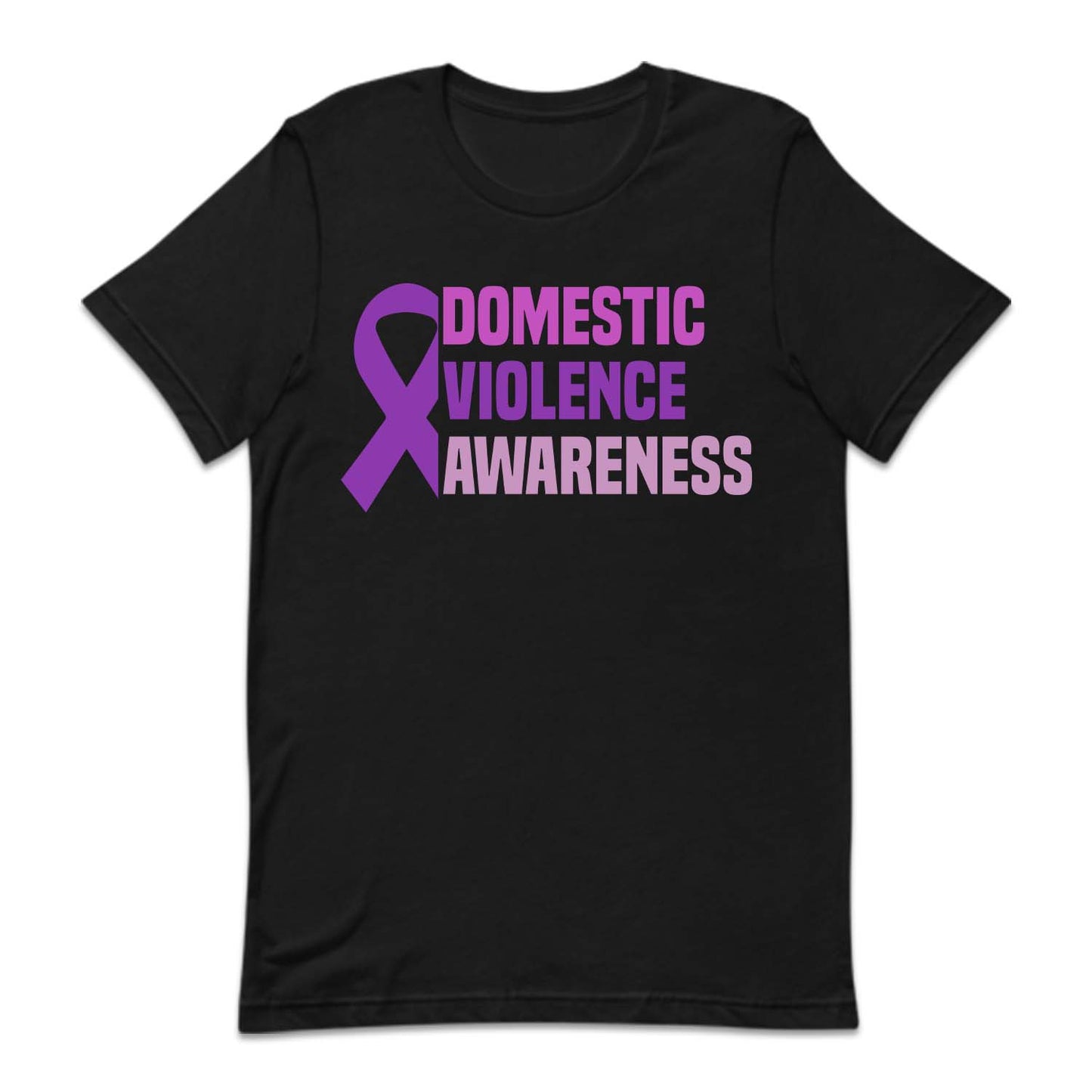Domestic Violence Awareness Purple Ribbon DV Warrior | PRODUCT CODE: DSMTVLEAWR