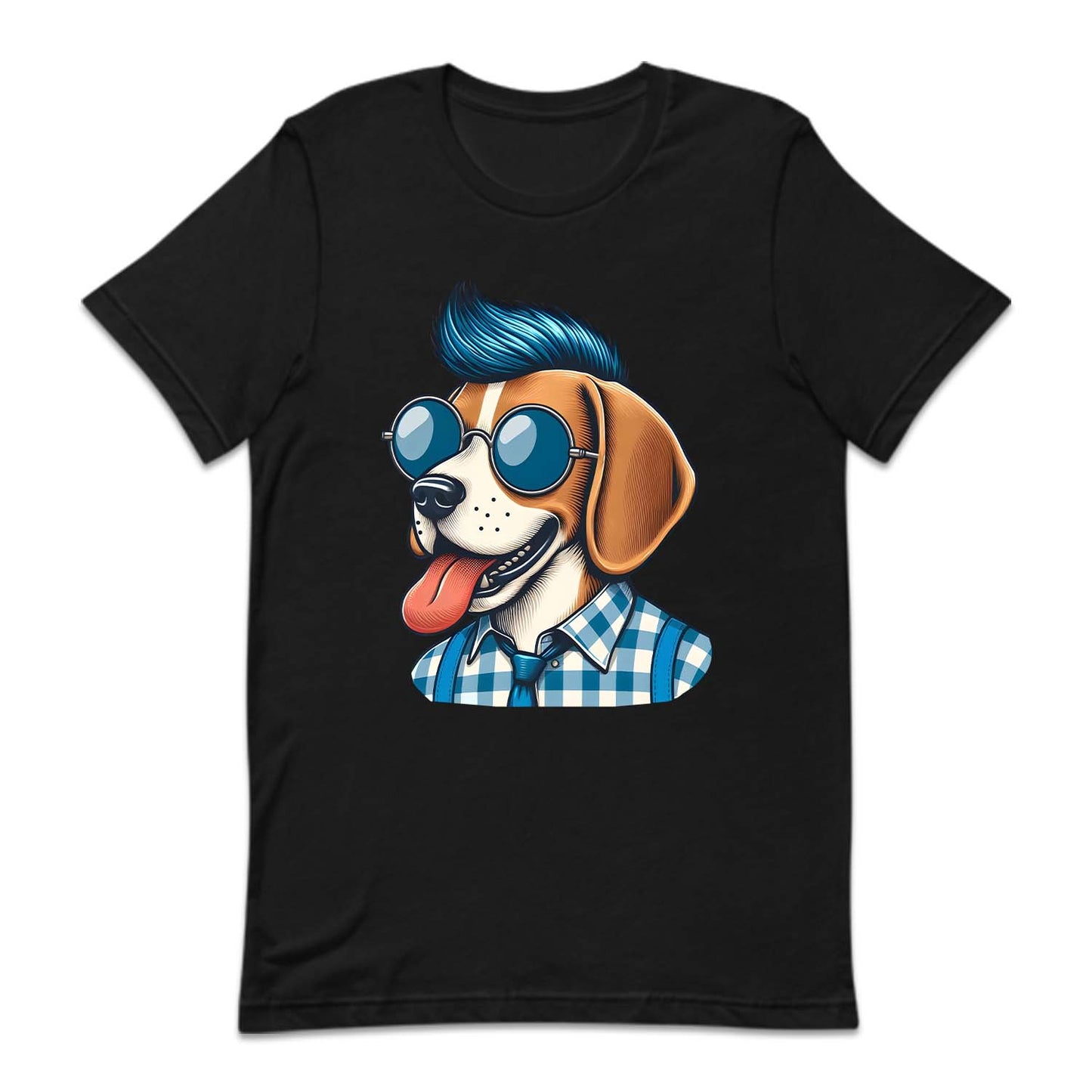 Beagle Punk Dog with Sunglasses Spiked Hair | PRODUCT CODE: BGLEDOPNK