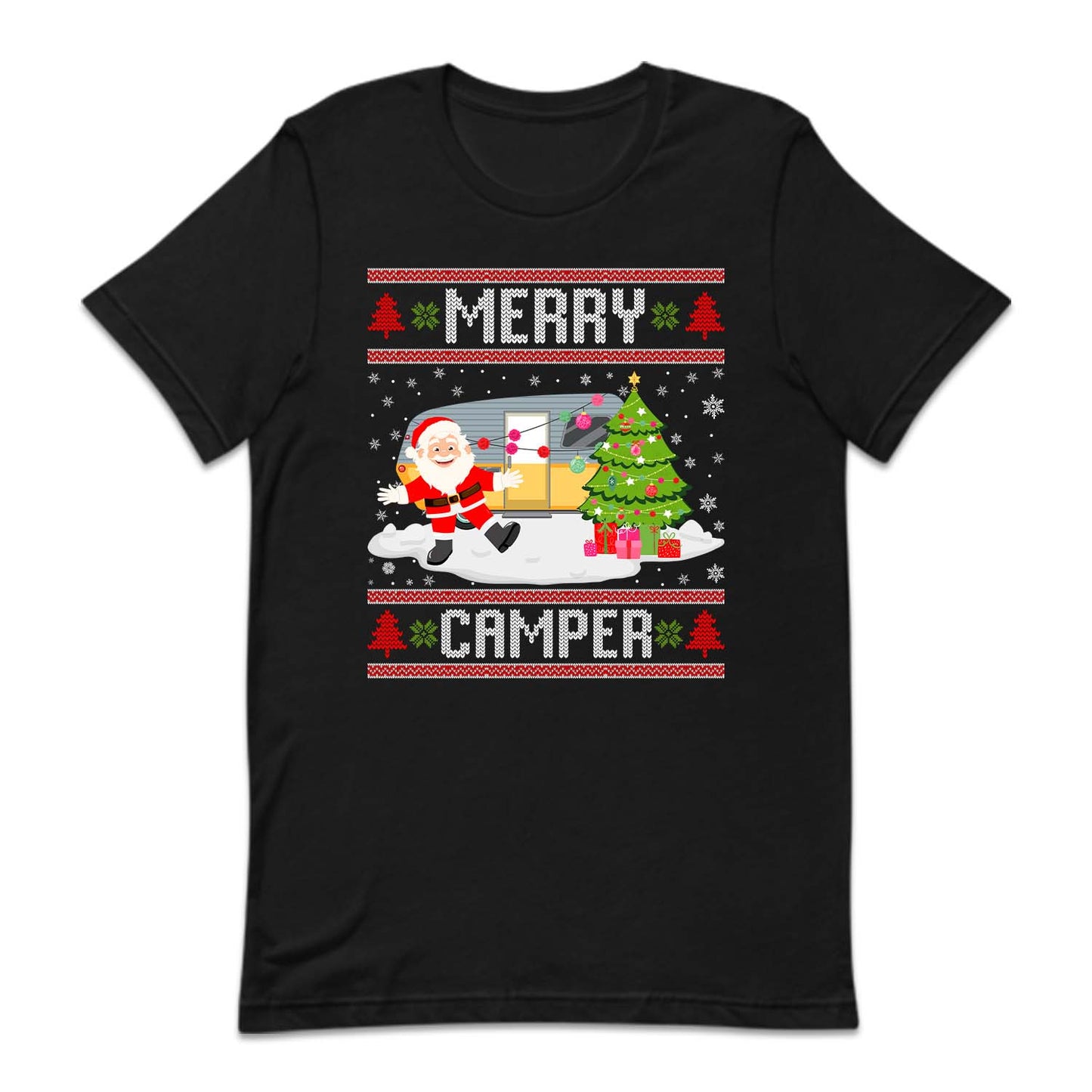 Merry Camper Christmas Holiday RV Santa Camping Xmas | PRODUCT CODE: MYRCHPREMS
