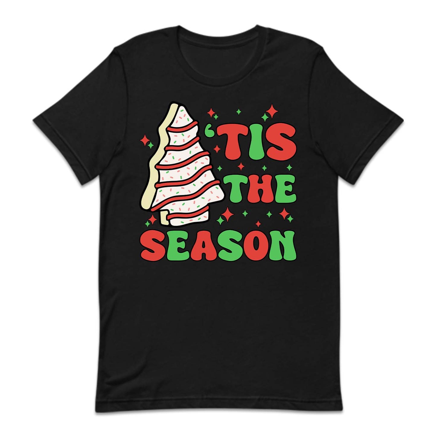 Tis The Season Christmas Tree Cake Holiday Dessert Xmas | PRODUCT CODE: TSEANOCCRMA