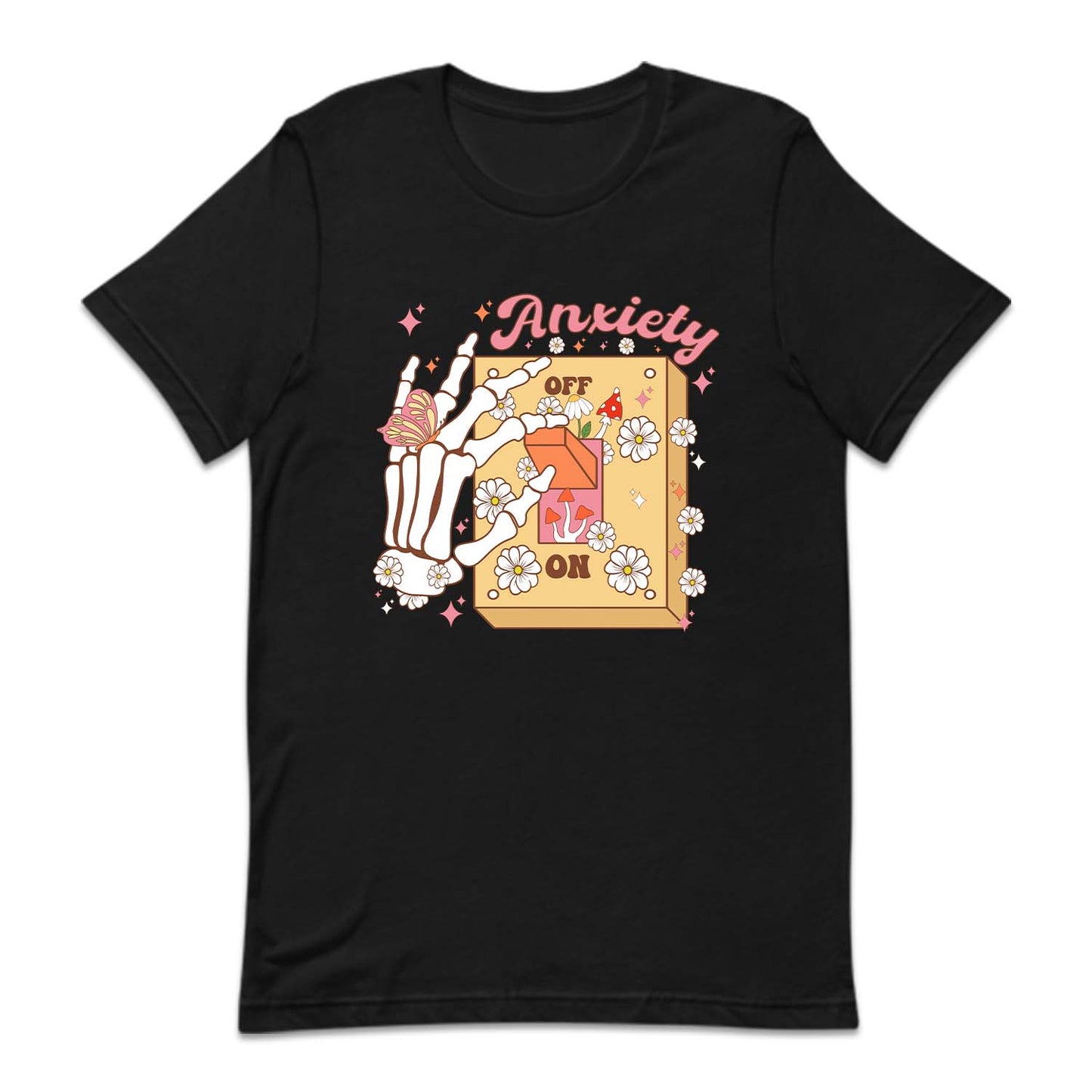 Anxiety On Off Switch Skeleton Hand | PRODUCT CODE: ANXOSKLMH