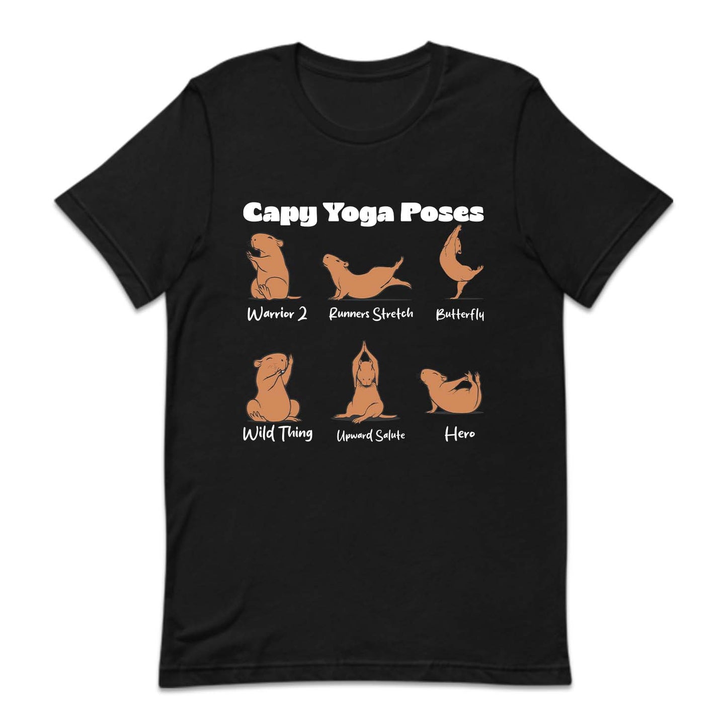 Cute Capybara Yoga Poses | PRODUCT CODE: YGCPYSOBR