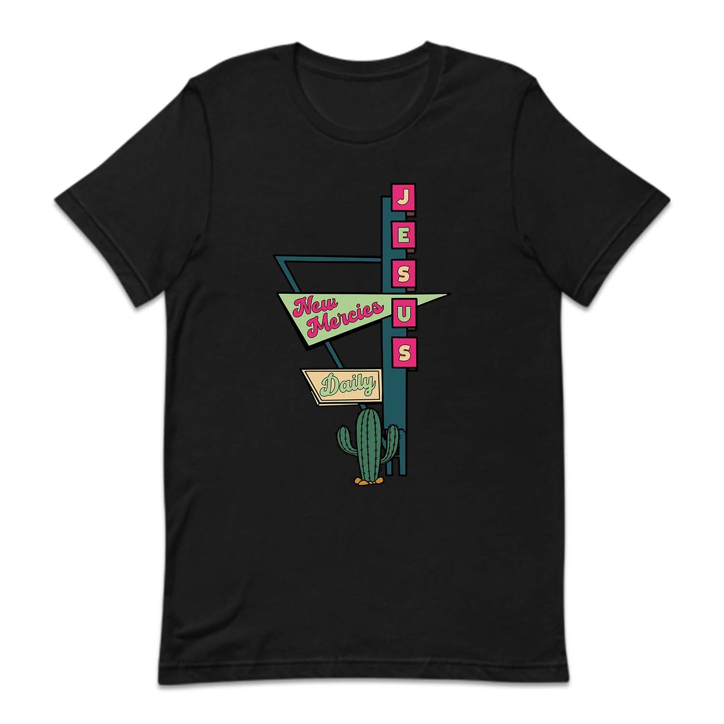 Western Christian Jesus New Mercies Daily Country Style Cactus | PRODUCT CODE: WTSRNCHJNM