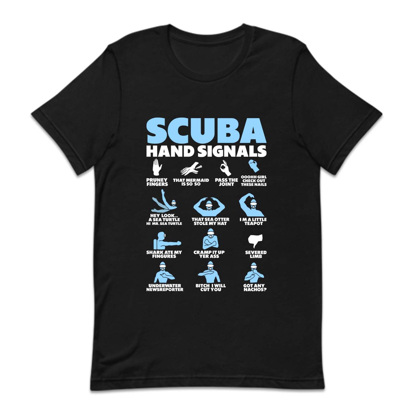 Scuba Hand Signals Ocean Adventure | PRODUCT CODE: SCBAHNDGL