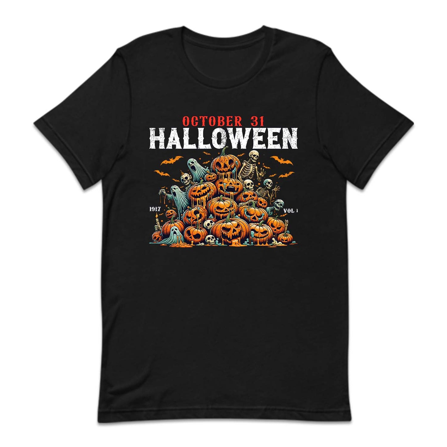 Vintage Halloween Monster Mash Dripping Jack-O'-Lanterns | PRODUCT CODE: VGTHLWMSH