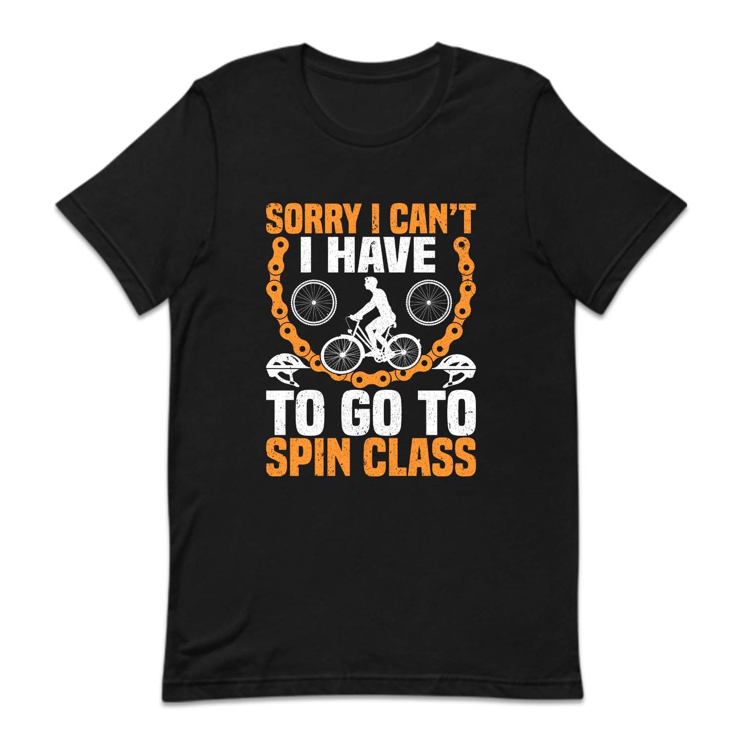Cycling Sorry I Can't I Have To Go To Spin Class Cyclist Humor | PRODUCT CODE: SRYCNTHVLCS