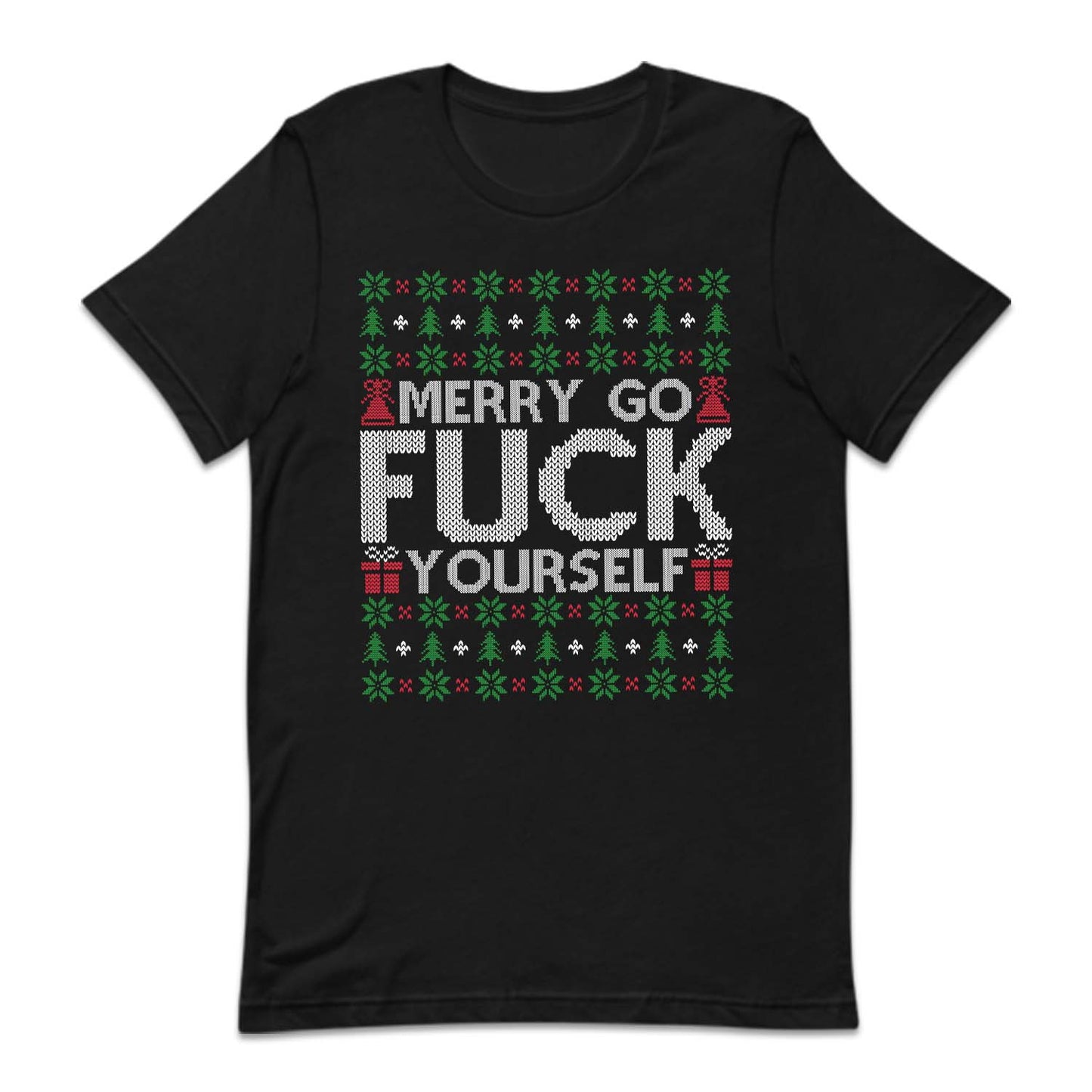 Merry Go Fuck Yourself Ugly Christmas Offensive Xmas Gag | PRODUCT CODE: MYREGFCKYS
