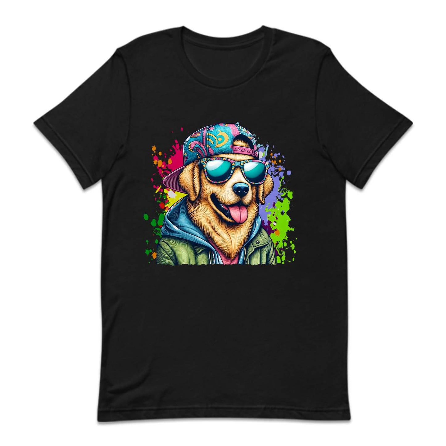 Golden Retriever Dog with Sunglasses | PRODUCT CODE: GLODRVTKNP