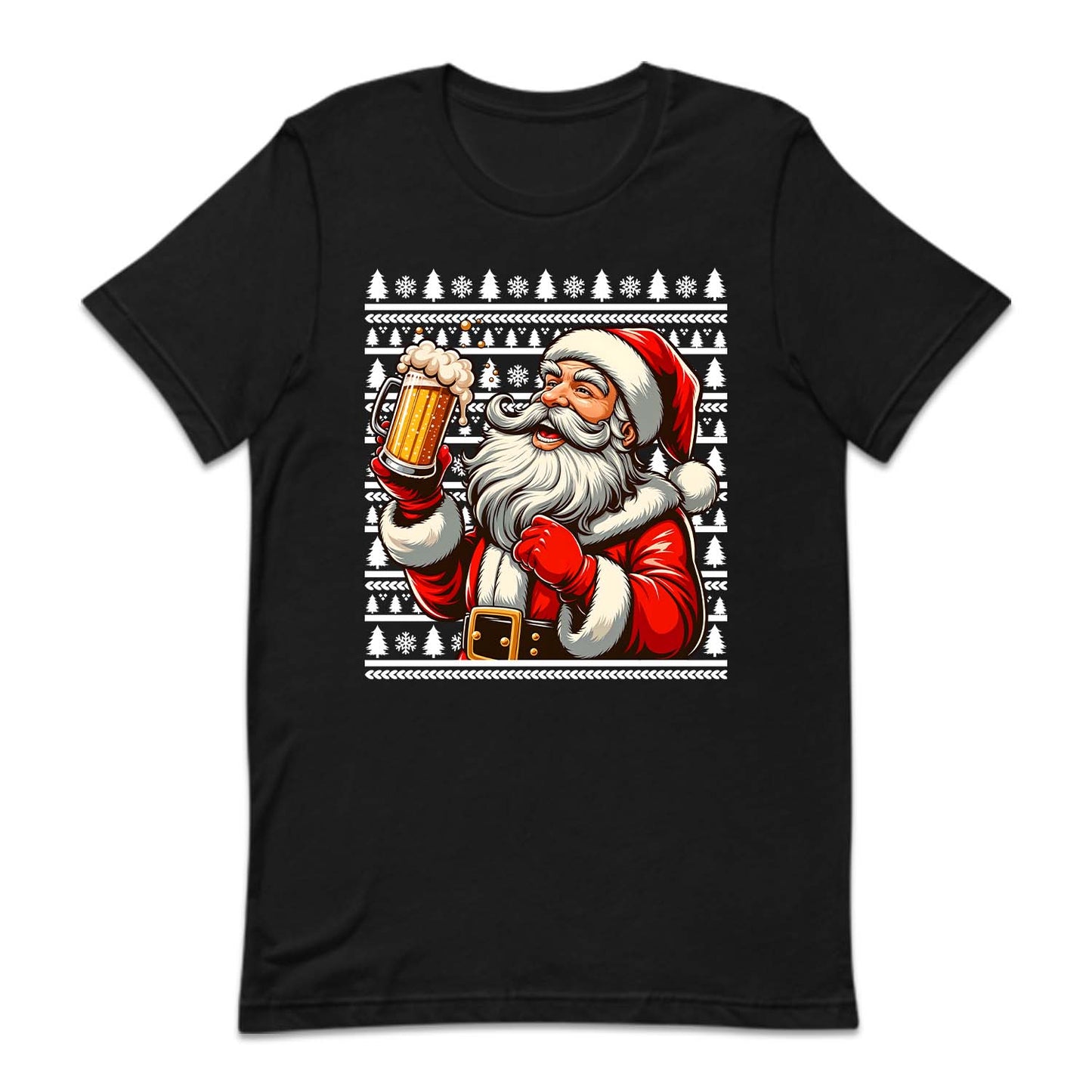 Santa Claus Holding Beer Christmas Drunk Santa Xmas Party | PRODUCT CODE: SNTCHLDBRE
