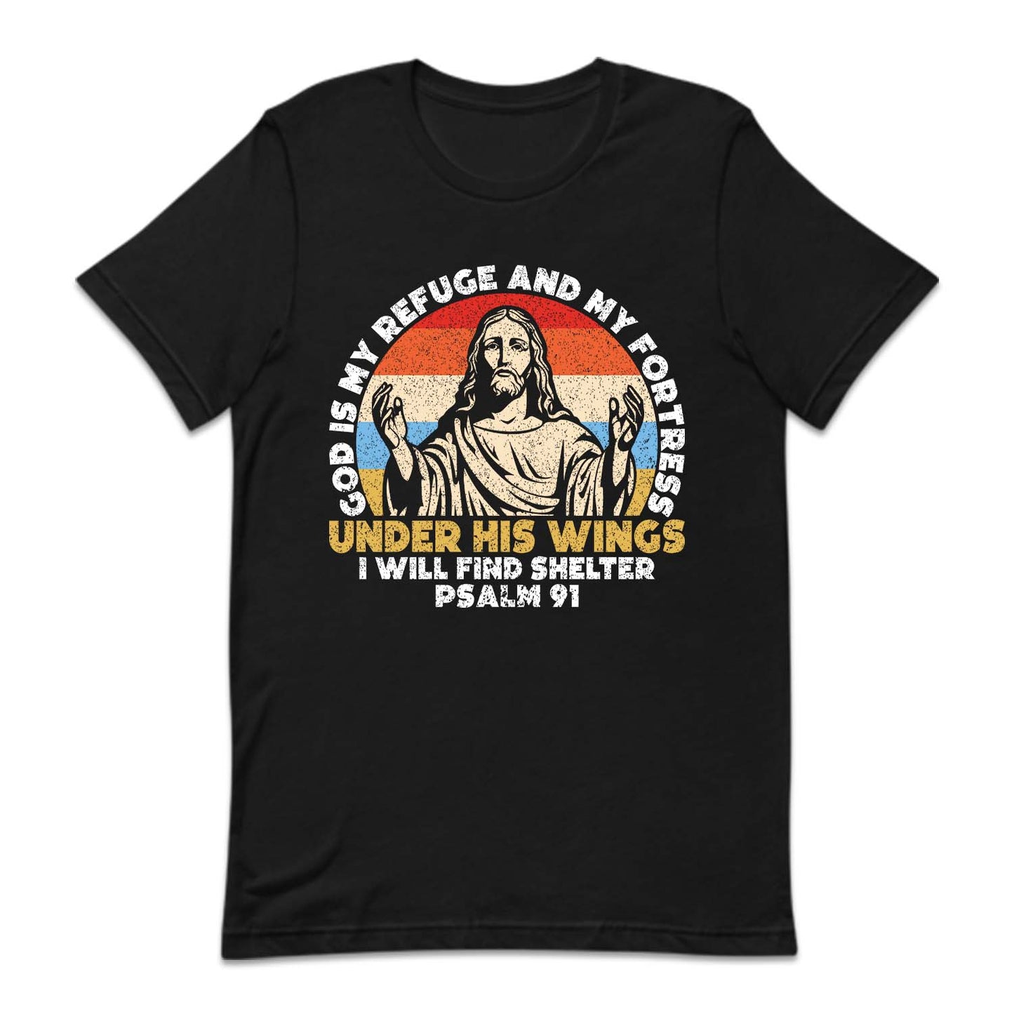 God Is My Refuge And My Fortress Under His Wings Psalm 91 | PRODUCT CODE: DGSIMRFGEF