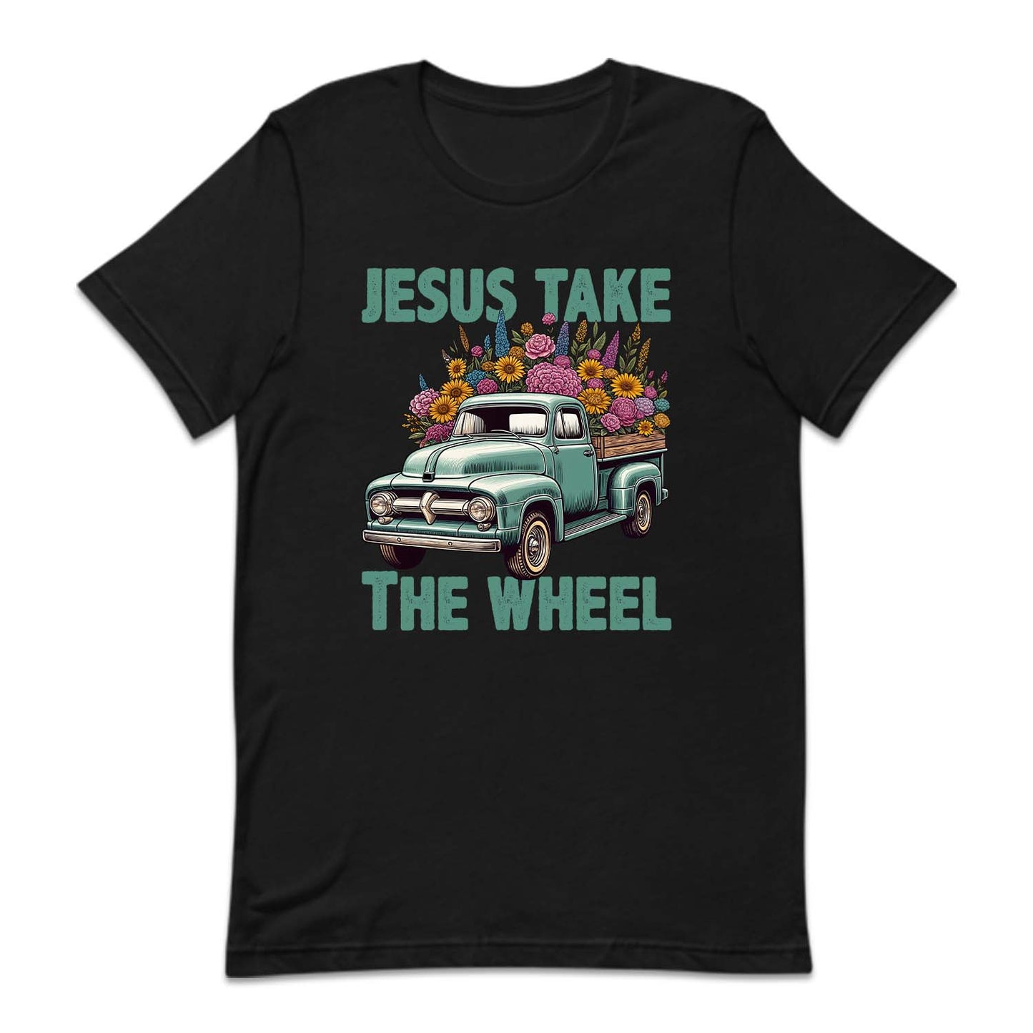 Jesus Take The Wheel Christian Floral | PRODUCT CODE: JSUTKHELCR