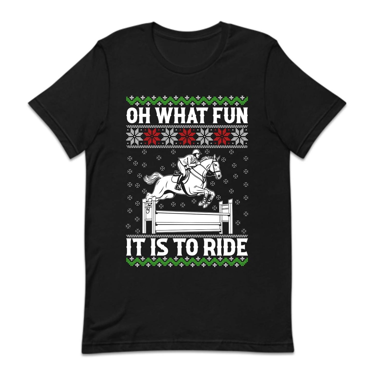 Horse Christmas Oh What Fun It Is To Ride Xmas Equestrian | PRODUCT CODE: HRDNGCRMSTA