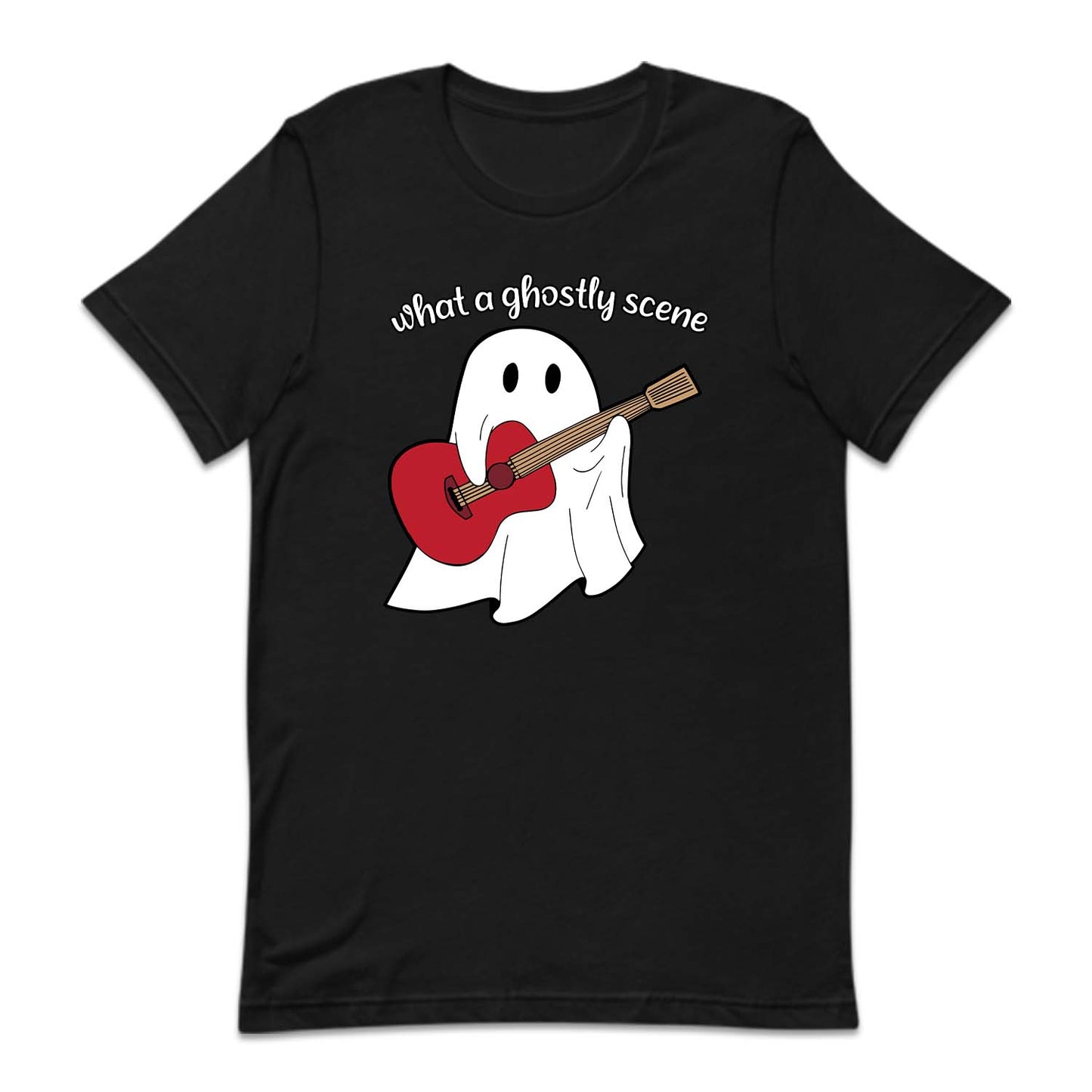 What A Ghostly Scene Ghost Playing Guitar Swiftie Halloween | PRODUCT CODE: WHGSLYTCH