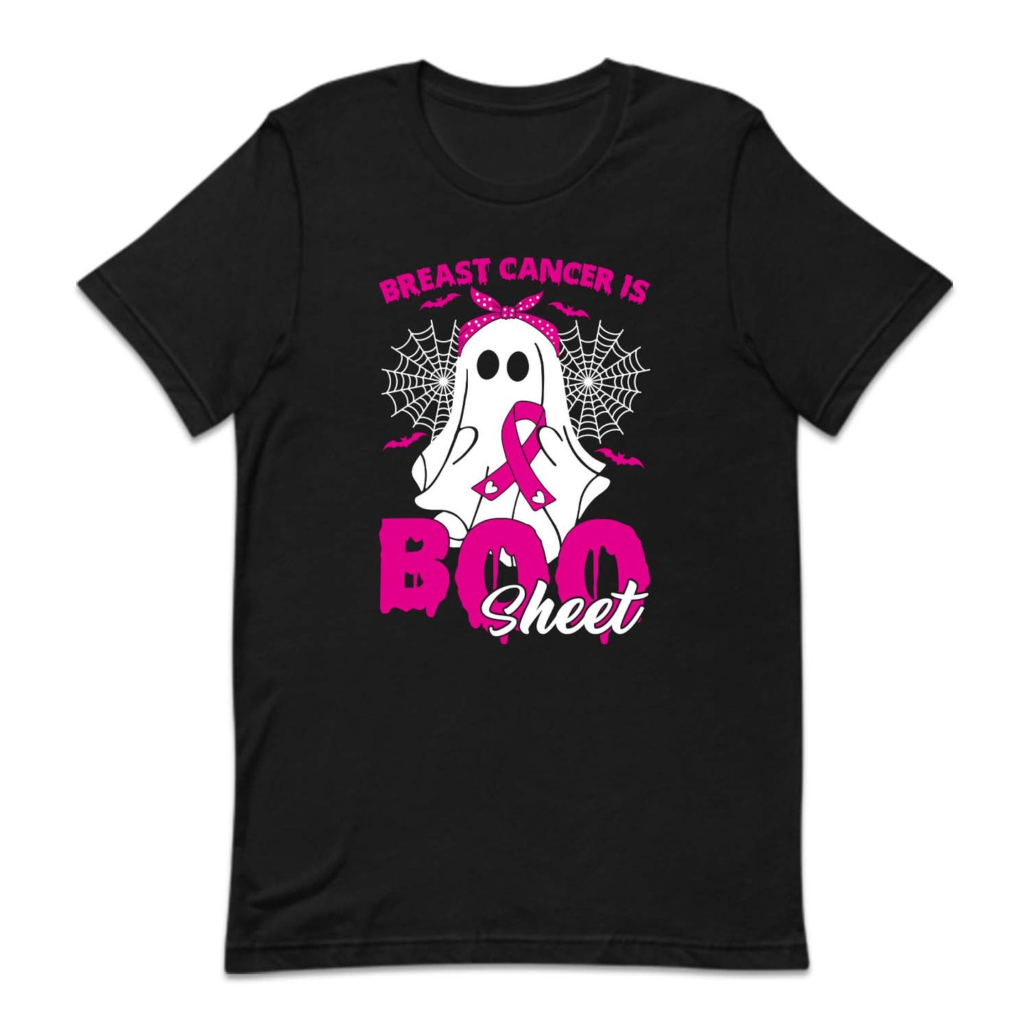 Breast Cancer Is Boo Sheet Halloween Spooky Cancer Awareness | PRODUCT CODE: BRTCNRBSHT