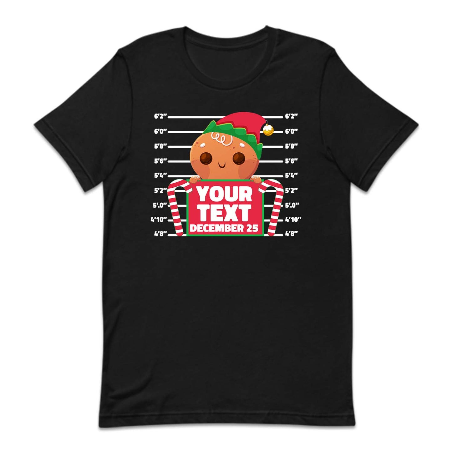 Personalised Christmas Inmate Gingerbread North Pole Correctional Xmas | PRODUCT CODE: PRGNMATGSHC