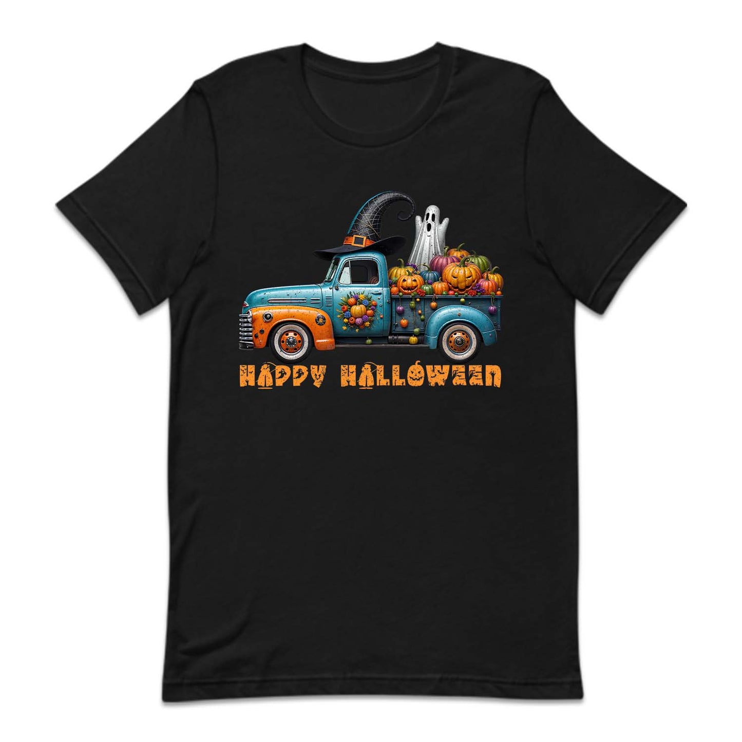 Halloween Pickup Truck Boo Ghost Pumpkins | PRODUCT CODE: HLPCKPUCK
