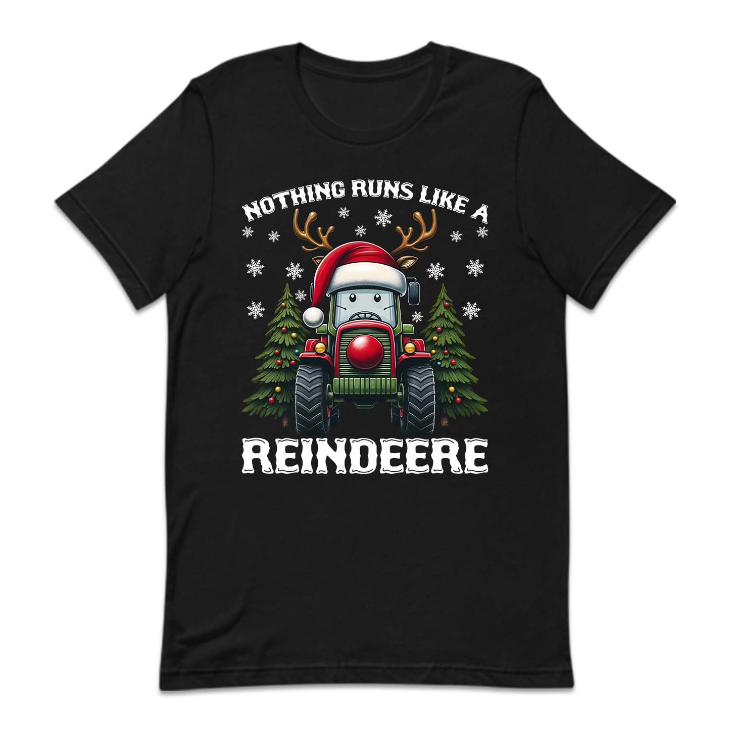 Reindeer Tractor Christmas Nothing Runs Like Reindeer Xmas Farming | PRODUCT CODE: RNDRTRCHMG
