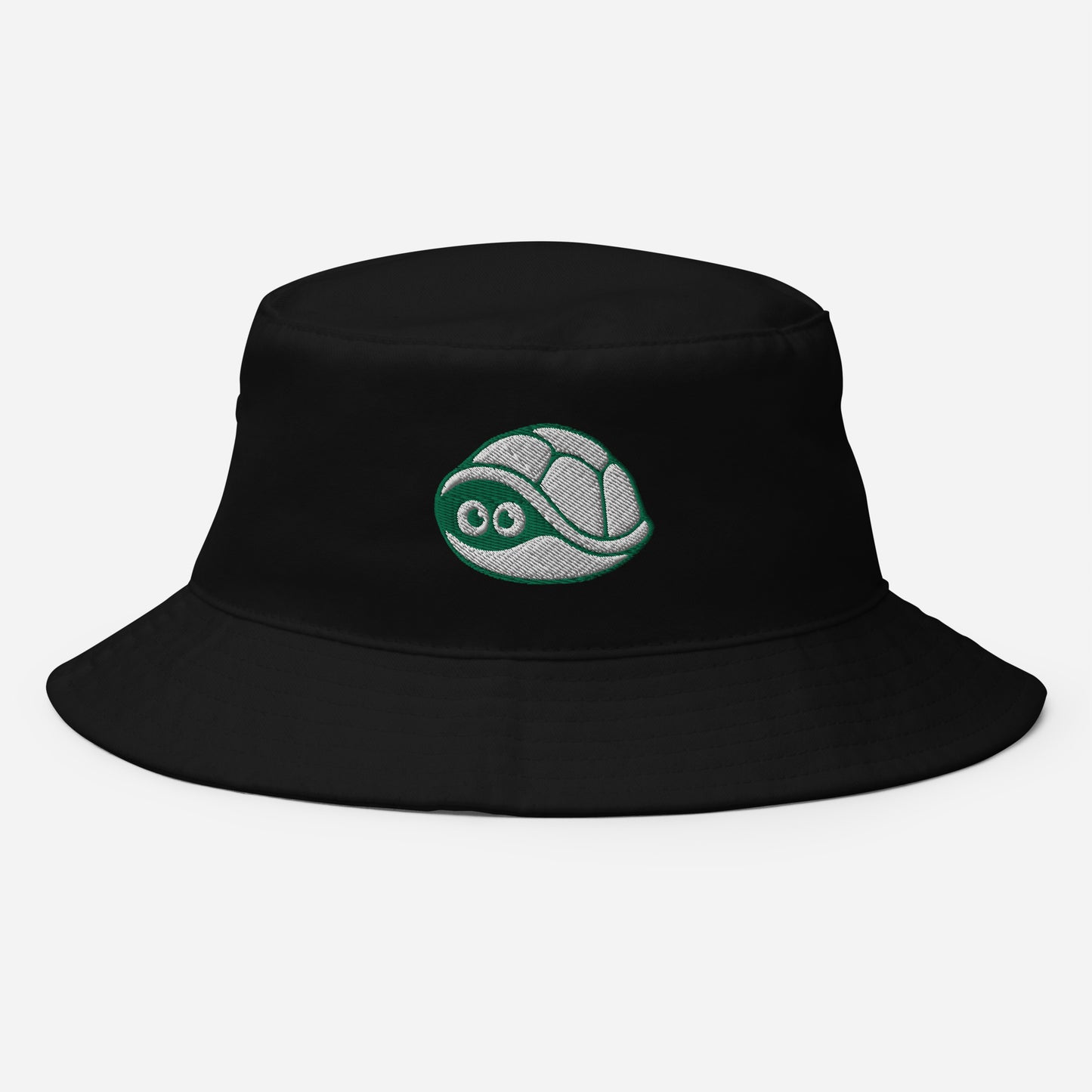 Sea Turtle Bucket Hat, Embroidered Turtle Lover Tortoise Bucket Hat, Handmade Deepsea Testudines Wildlife Unisex Cotton Sun Hat